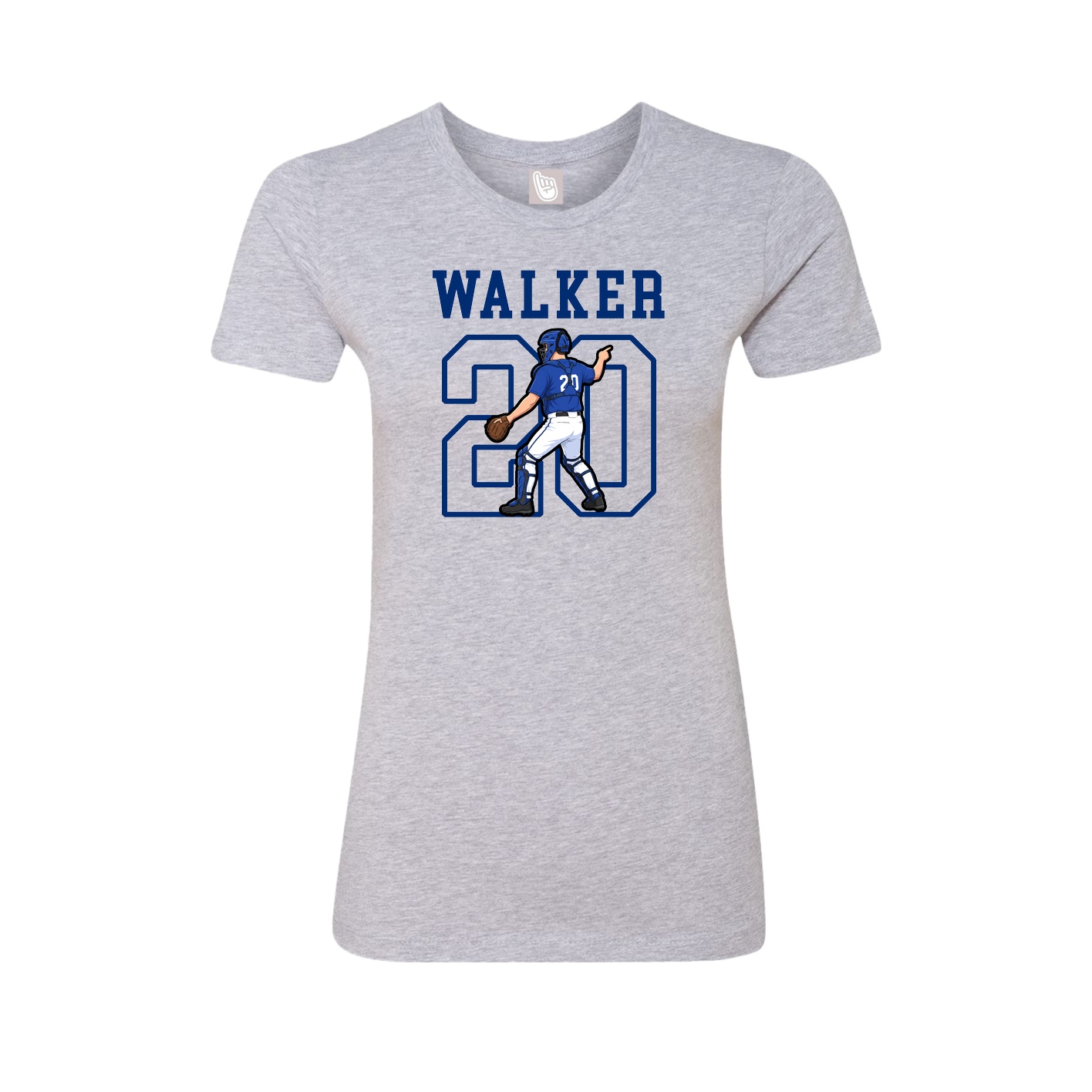 Fitted Women's Tee — Shirsey in Grey