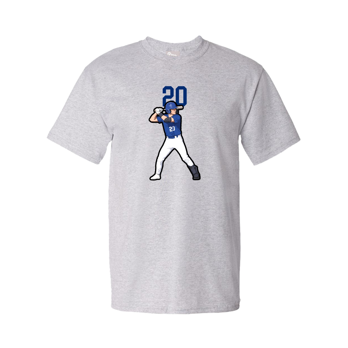 Tee — Number Top in Grey