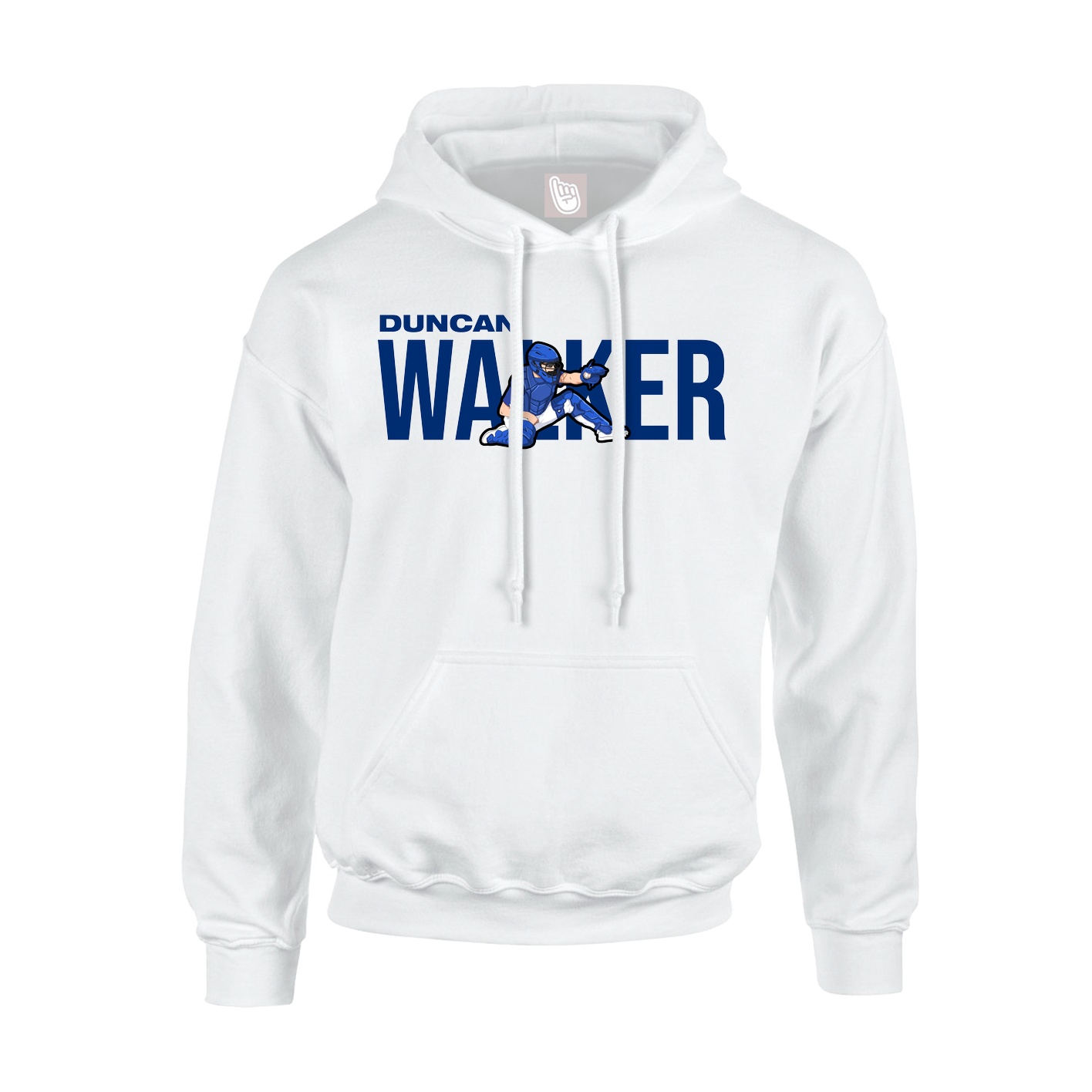 Hoodie — Player Name in White
