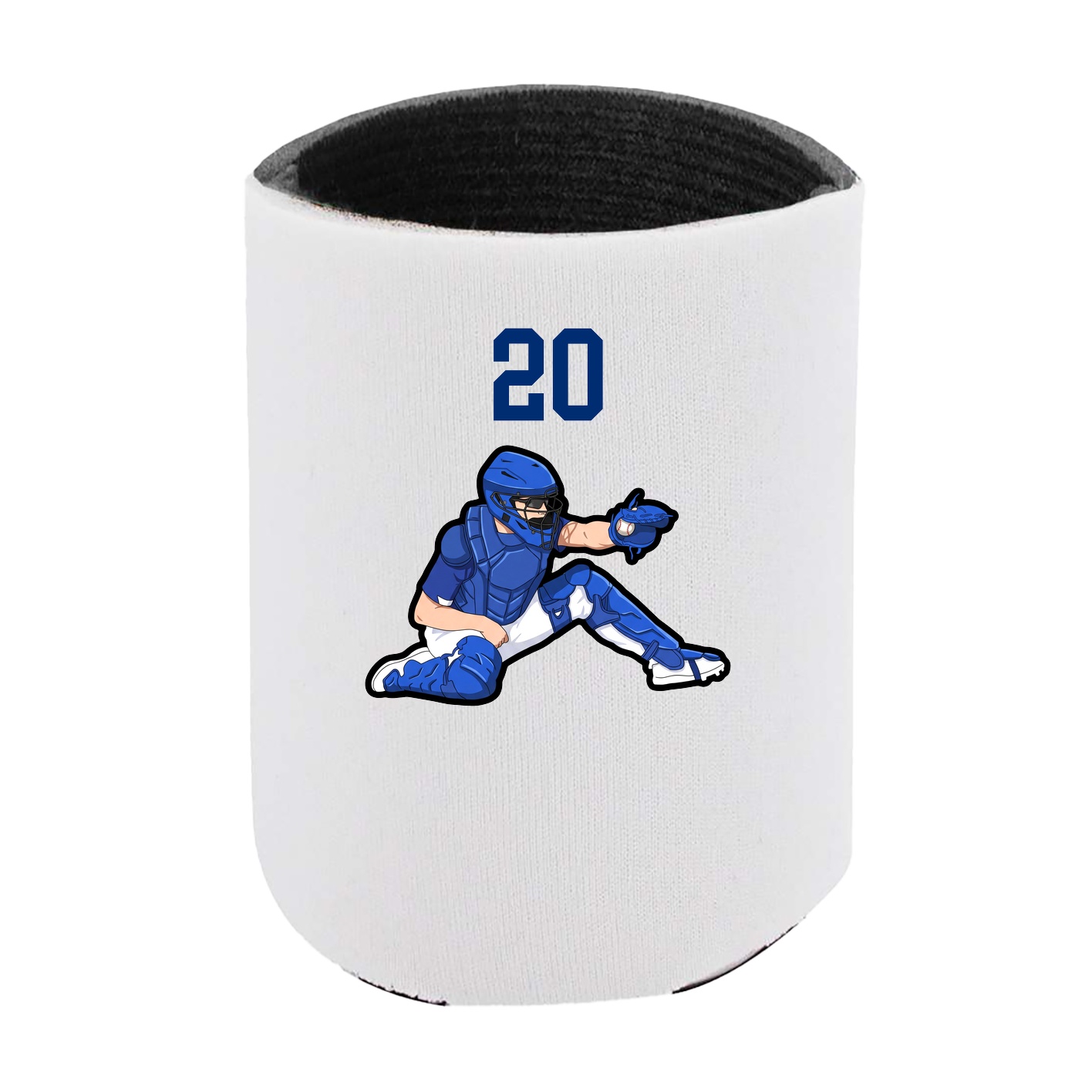 Can Holder — Number Top in White