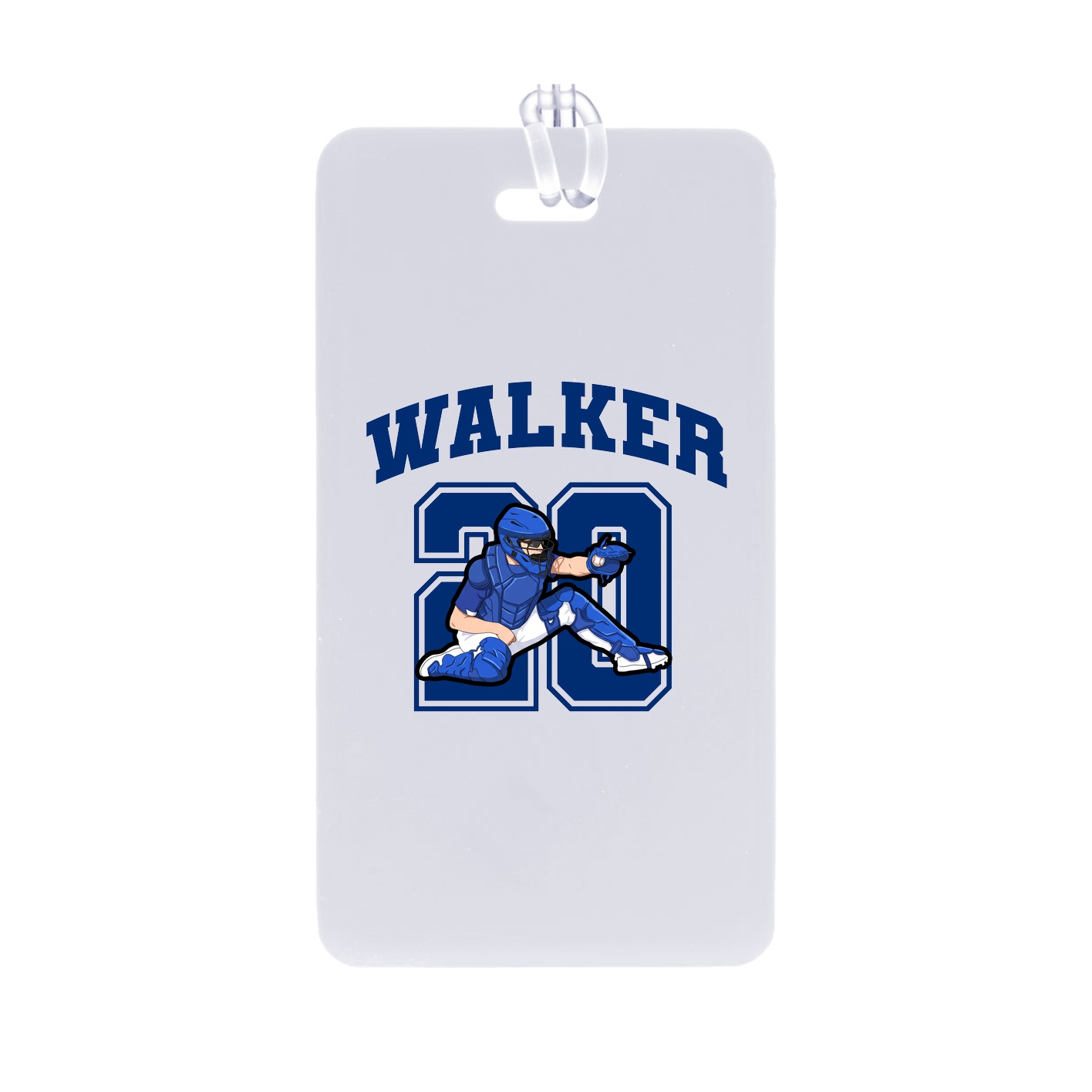 Bag Tag — Number in Classic