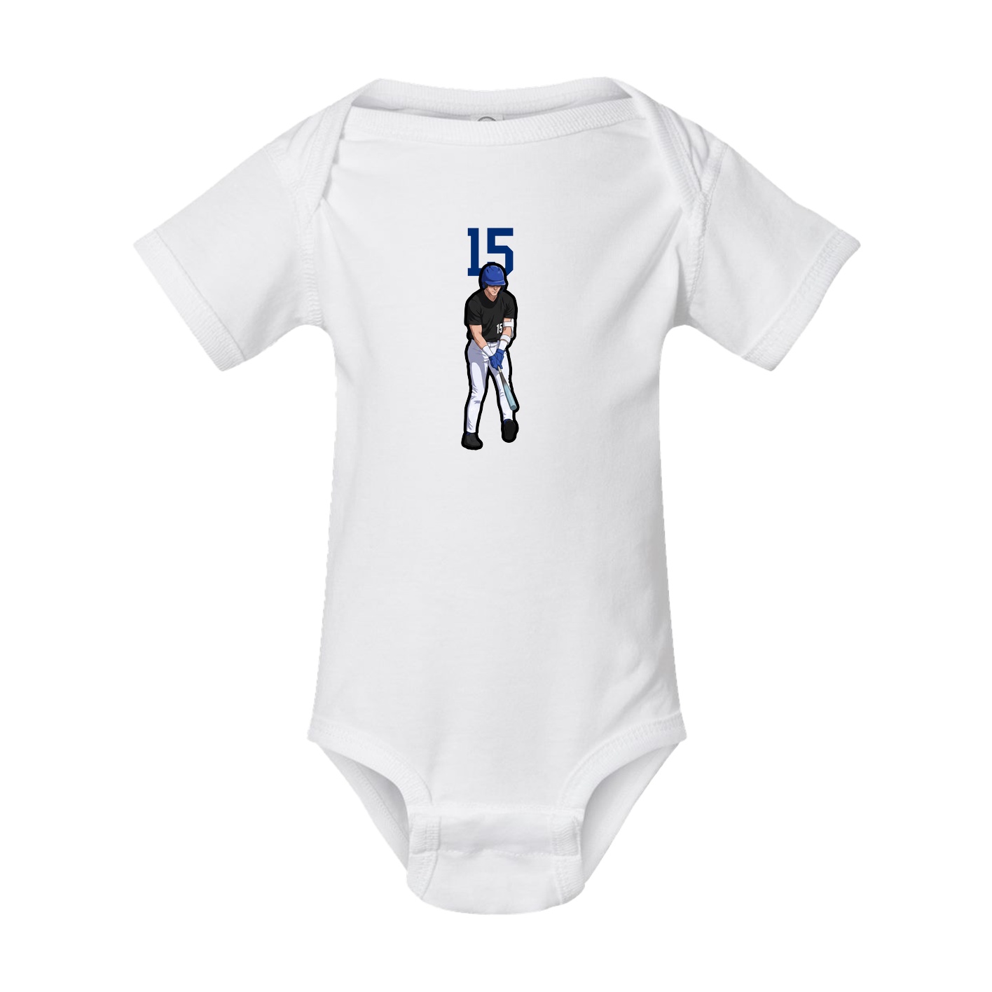 Baby Onesie — Number Top in White