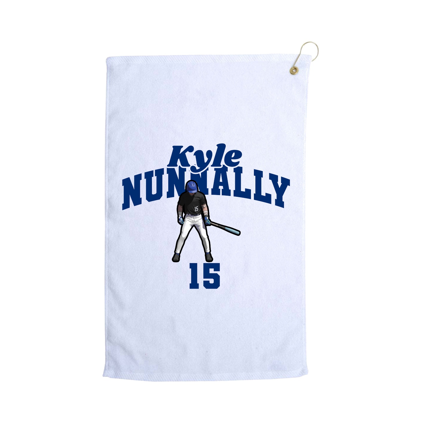 Golf Towel — Signature Arch in White
