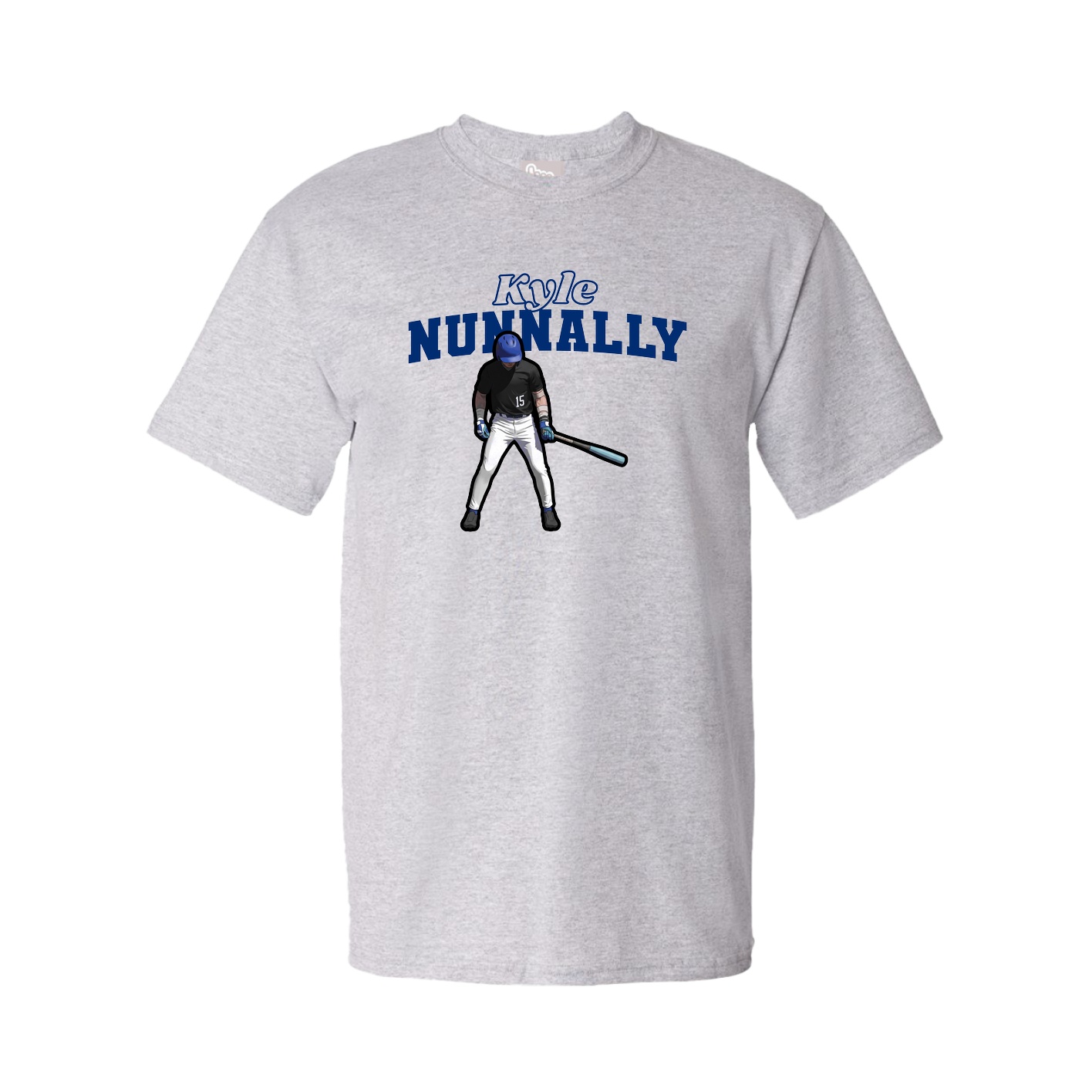 Youth Tee — Name Arch in Grey