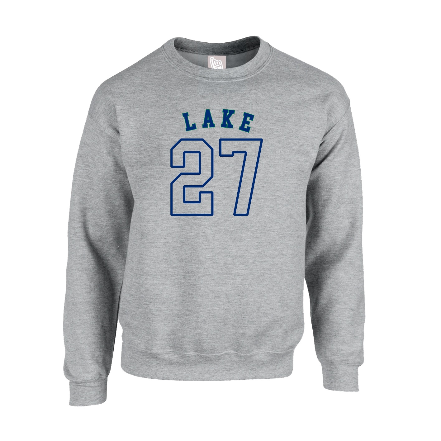 Fleece Crew — Shirsey Arch in Grey