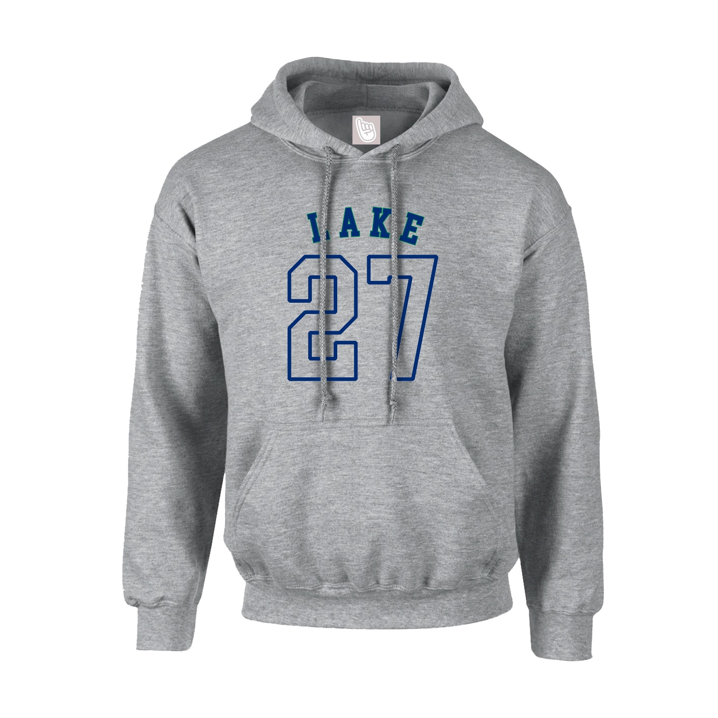 Youth Hoodie — Shirsey Arch in Grey