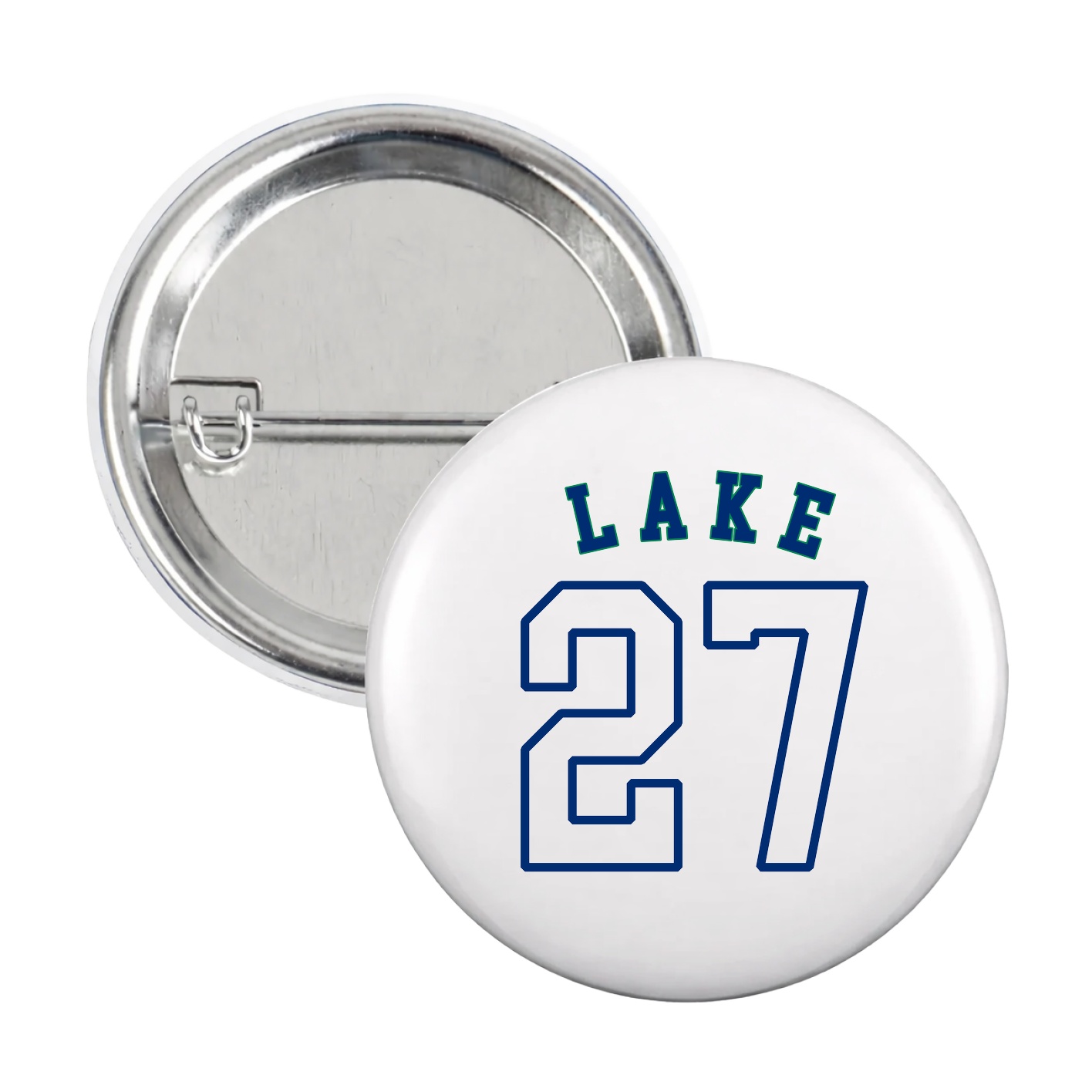 Game Day Button — Shirsey Arch in White