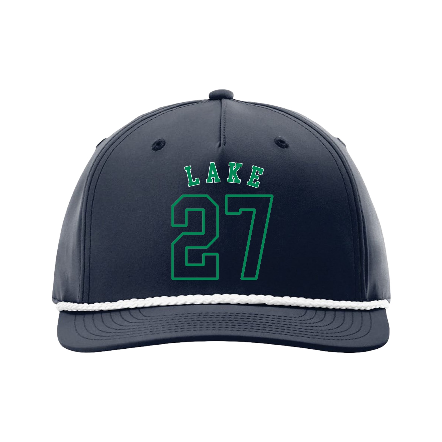 Five-Panel Classic Rope Cap — Shirsey Arch in Navy