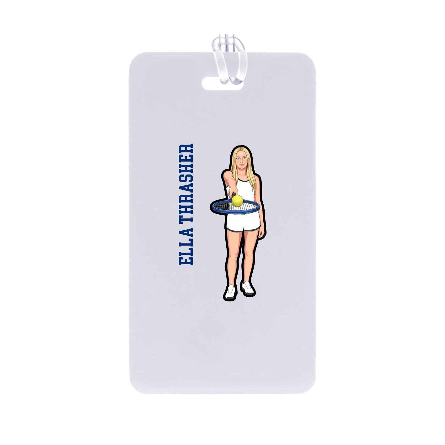 Bag Tag — Name Vertical in Classic