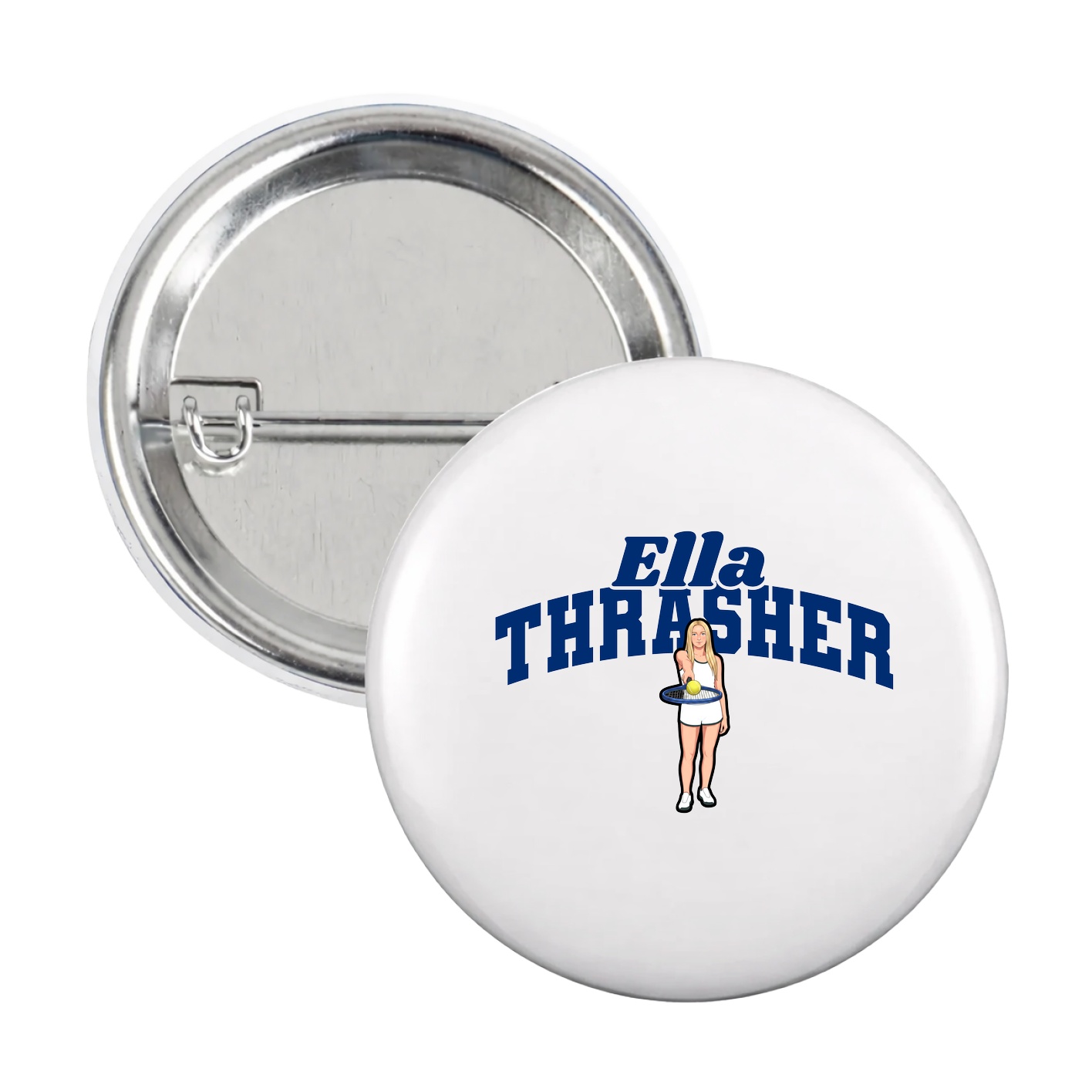 Game Day Button — Signature Arch in White
