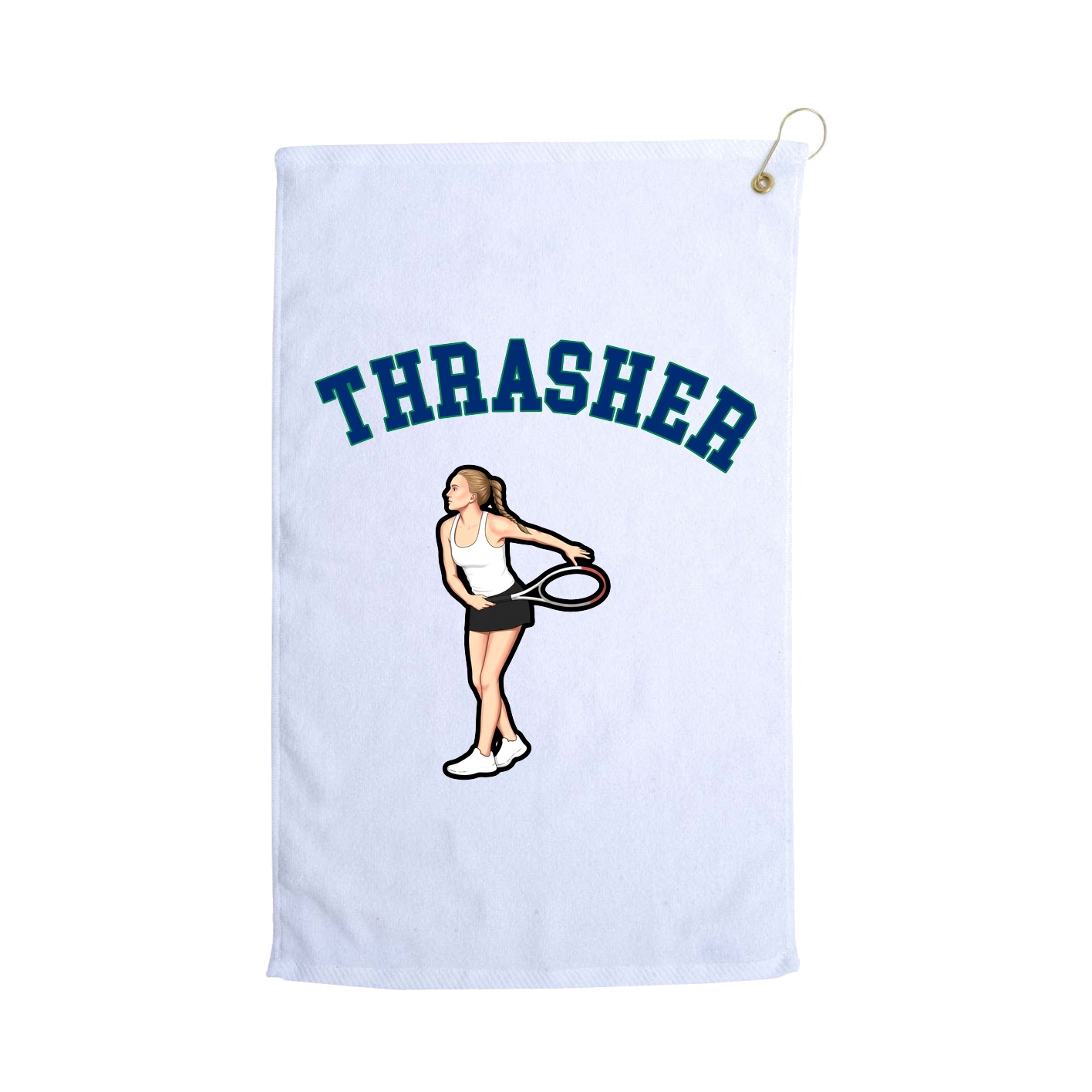Golf Towel — Shirsey Arch in White