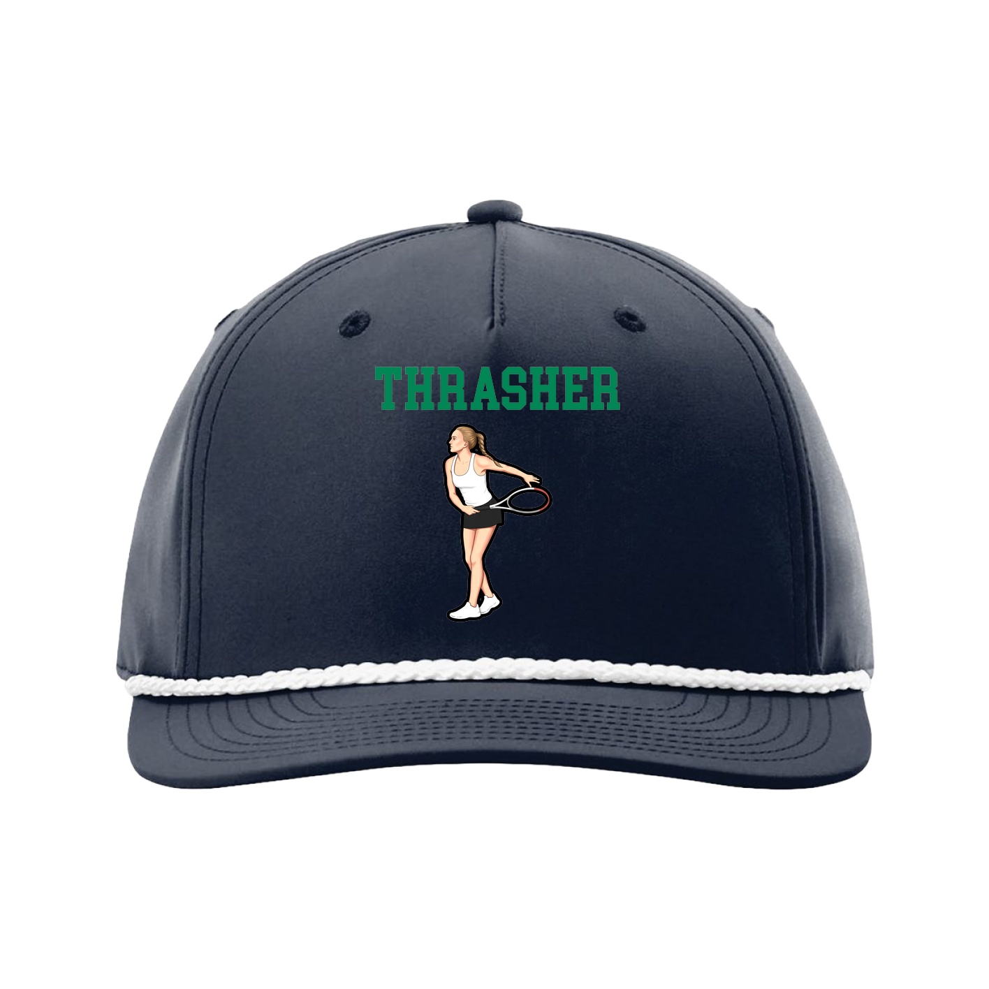 Five-Panel Classic Rope Cap — Shirsey in Navy
