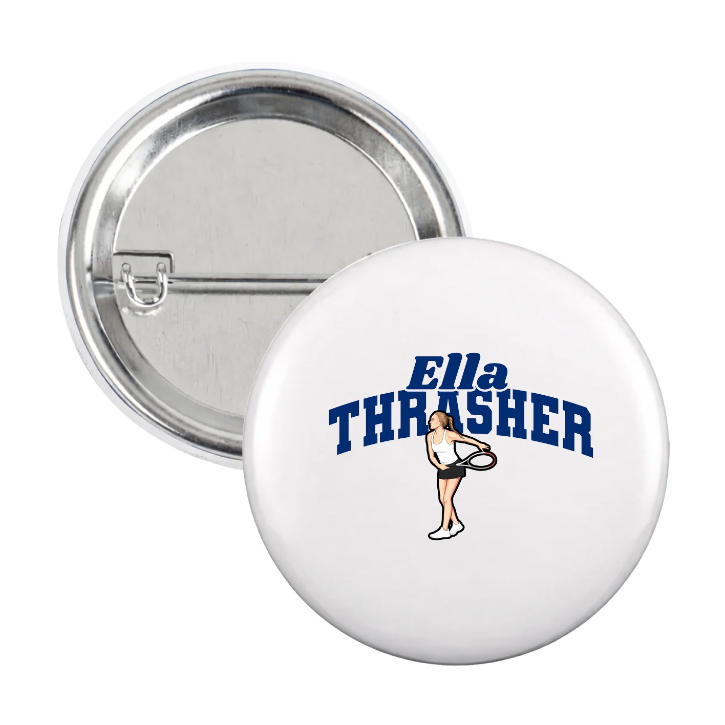 Game Day Button — Signature Arch in White