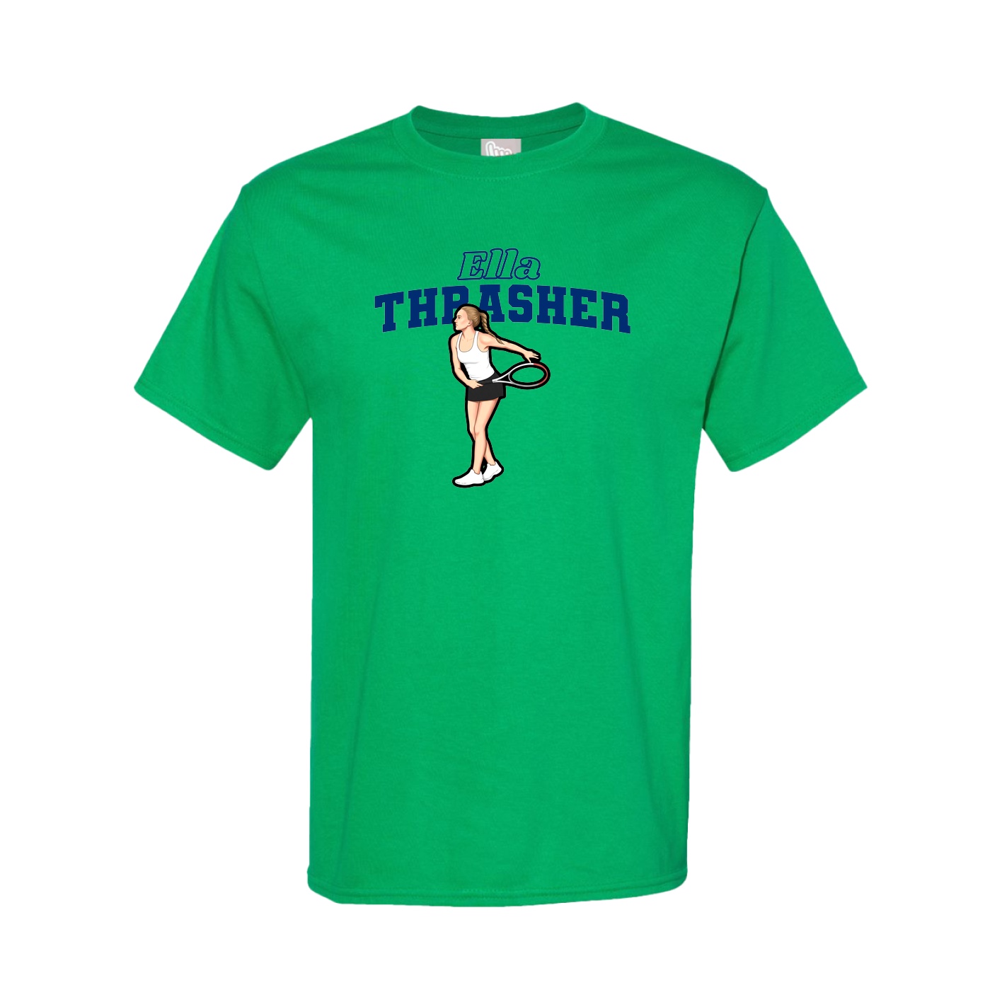 Youth Tee — Name Arch in Green