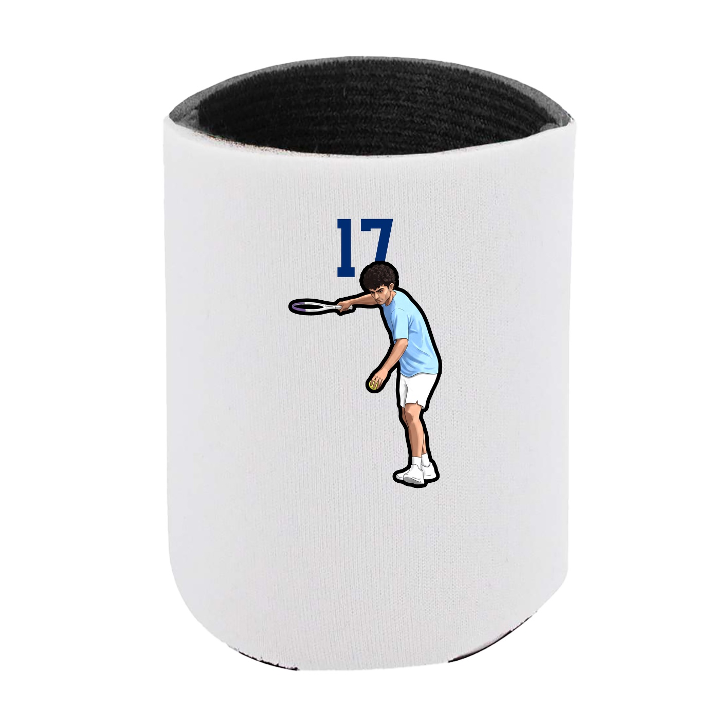 Can Holder — Number Top in White