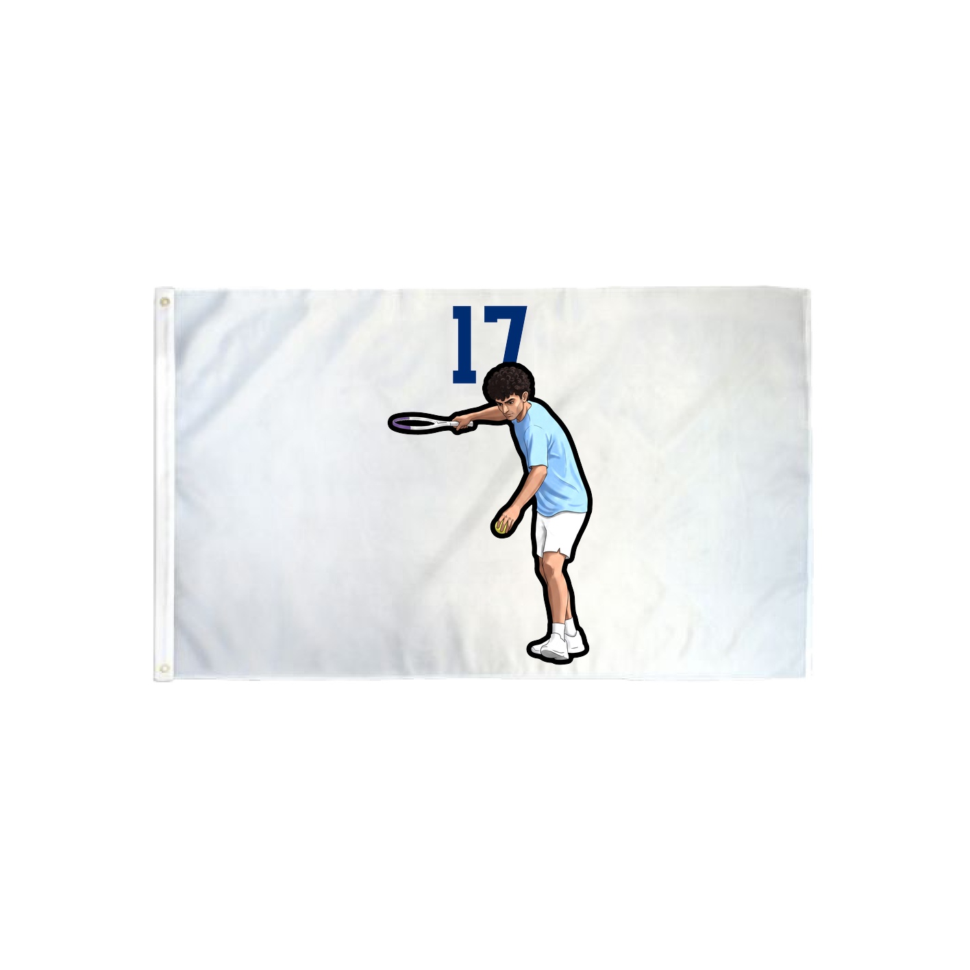 3x5 Flag — Number Top in Classic