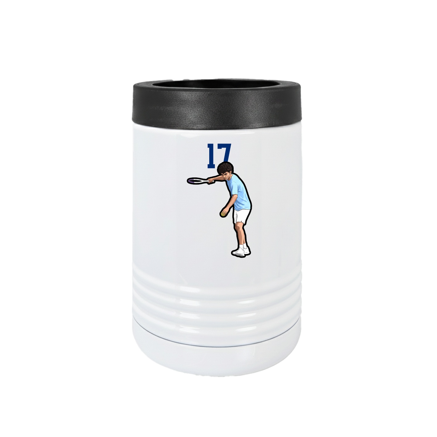 Beverage Holder — Number Top in White