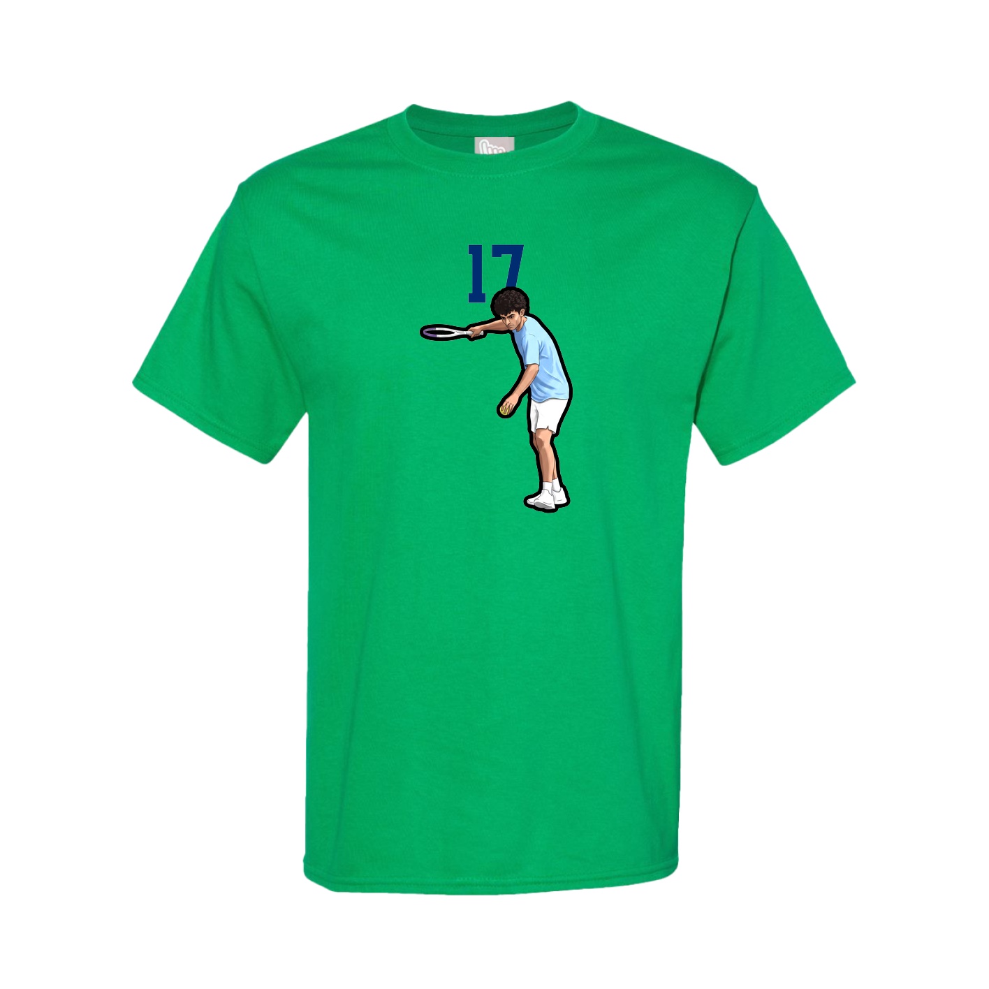 Tee — Number Top in Green