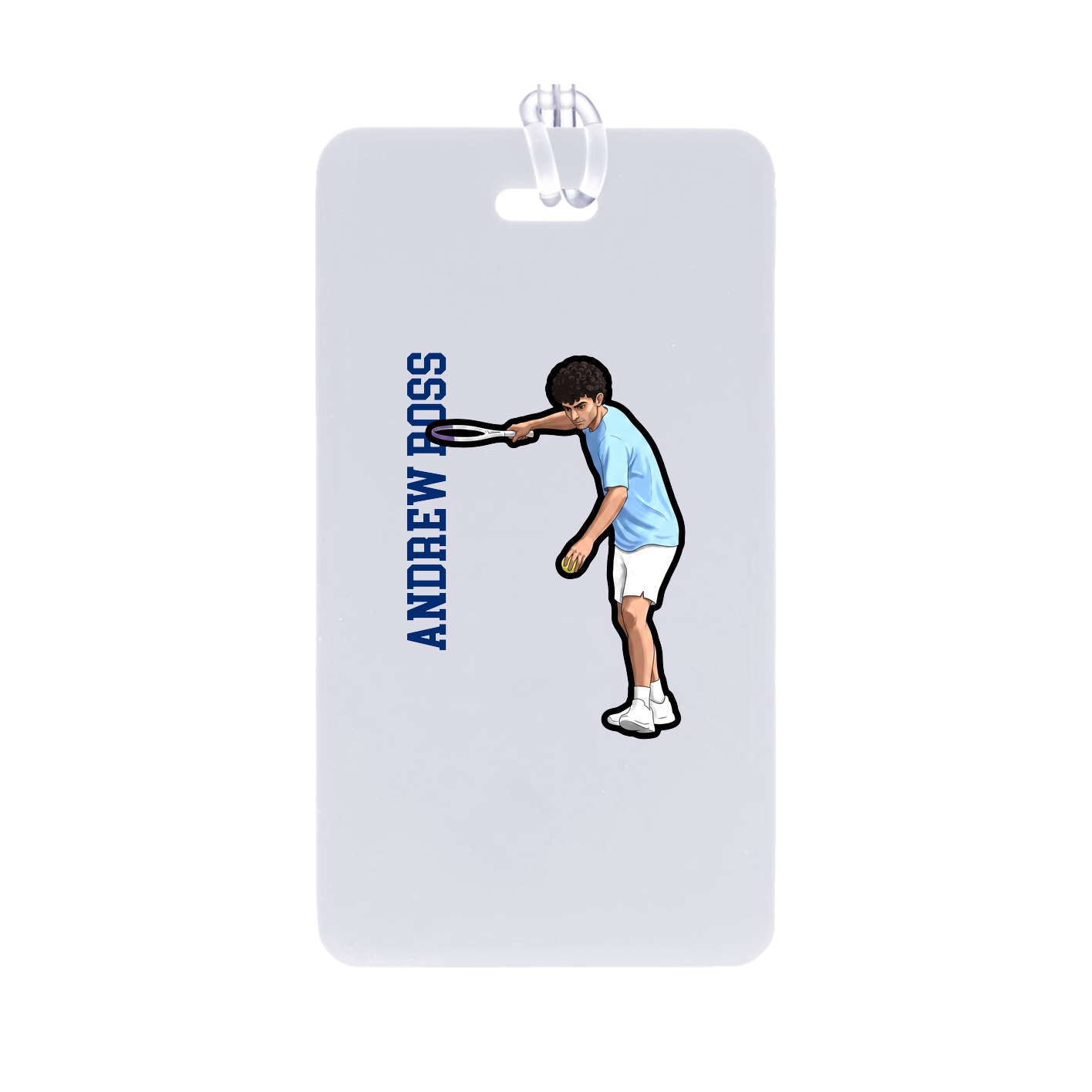 Bag Tag — Name Vertical in Classic