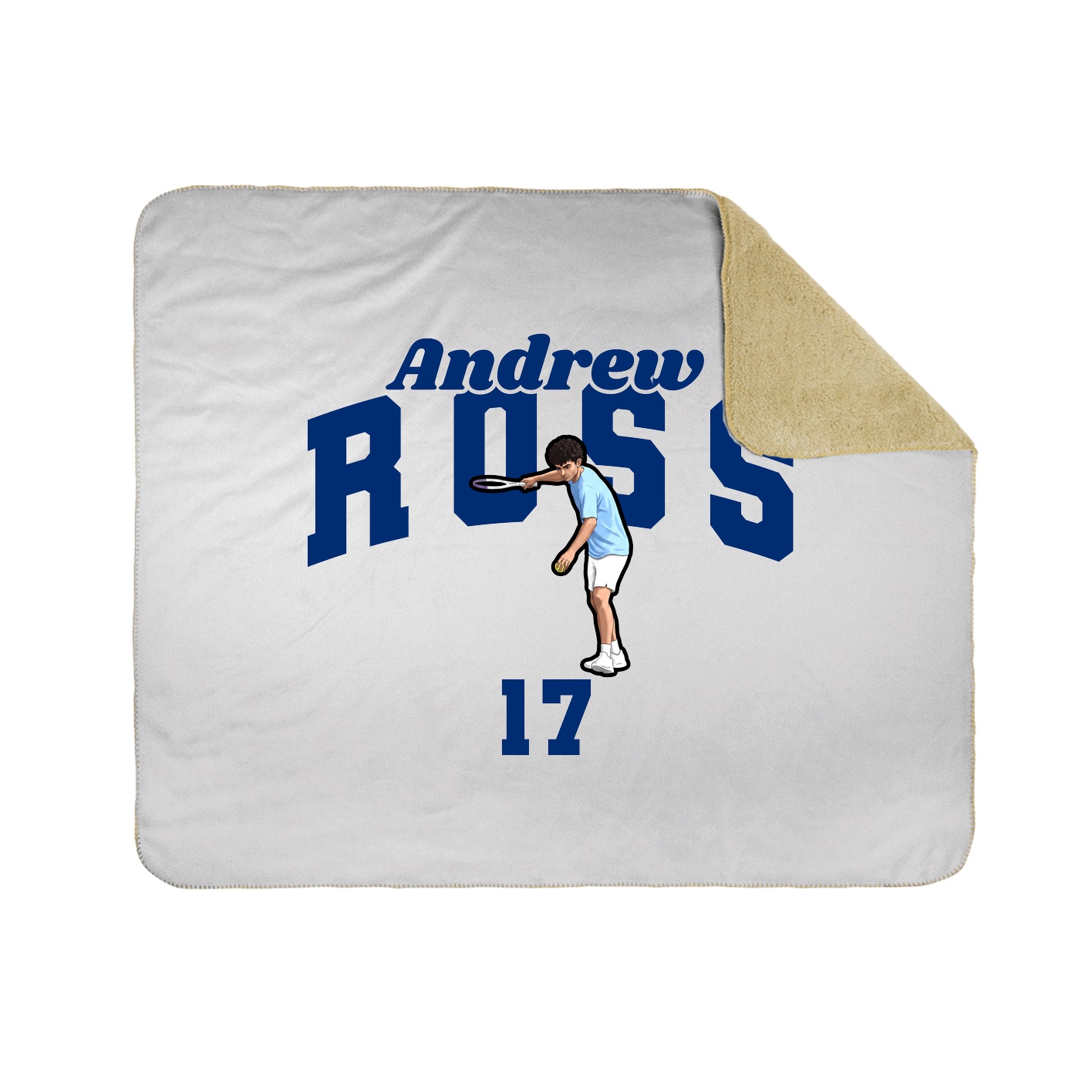 Throw Blanket — Signature Arch in White