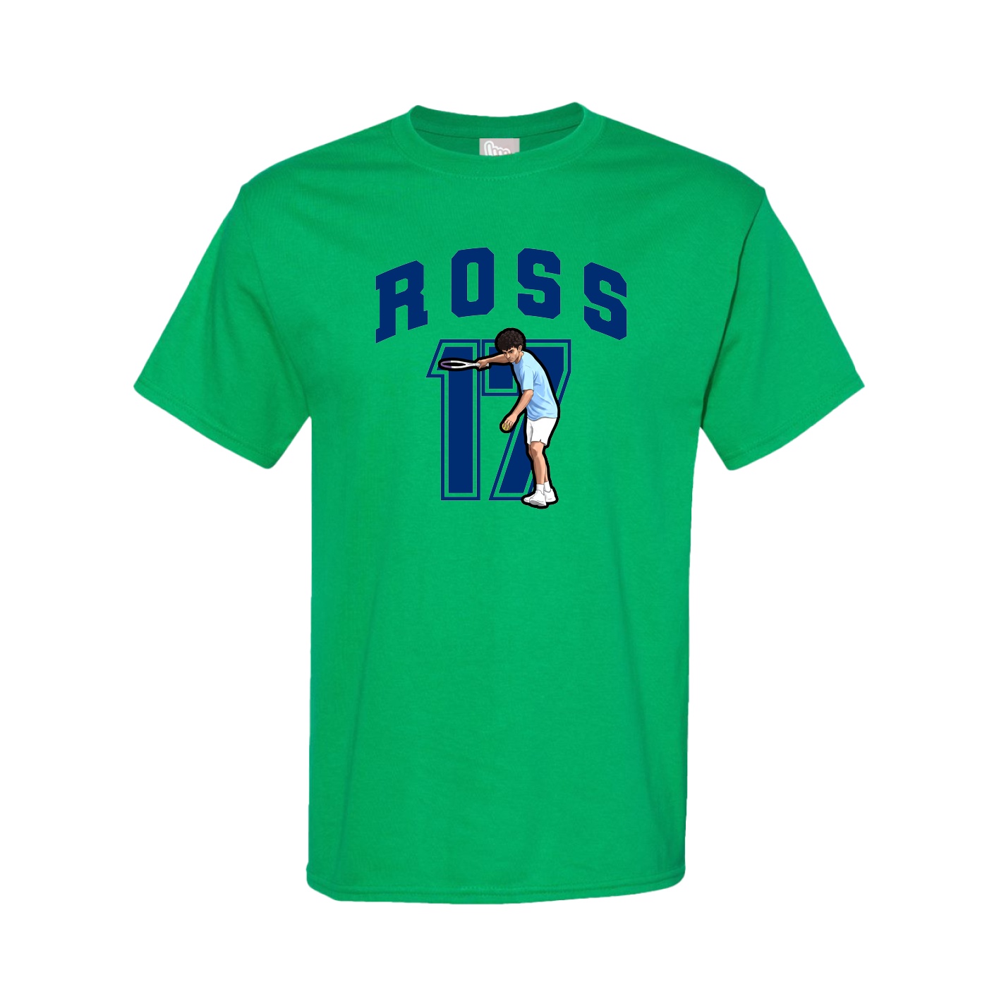 Youth Tee — Number in Green