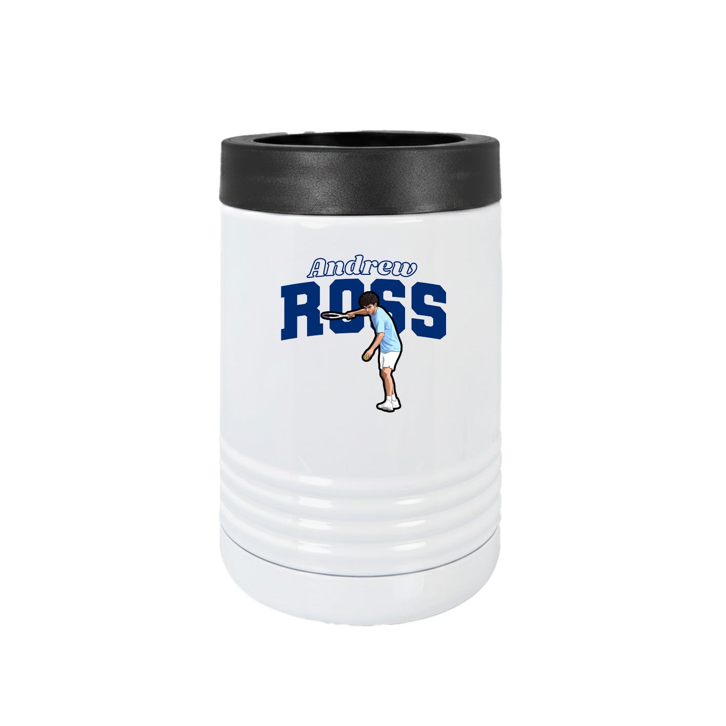 Beverage Holder — Name Arch in White
