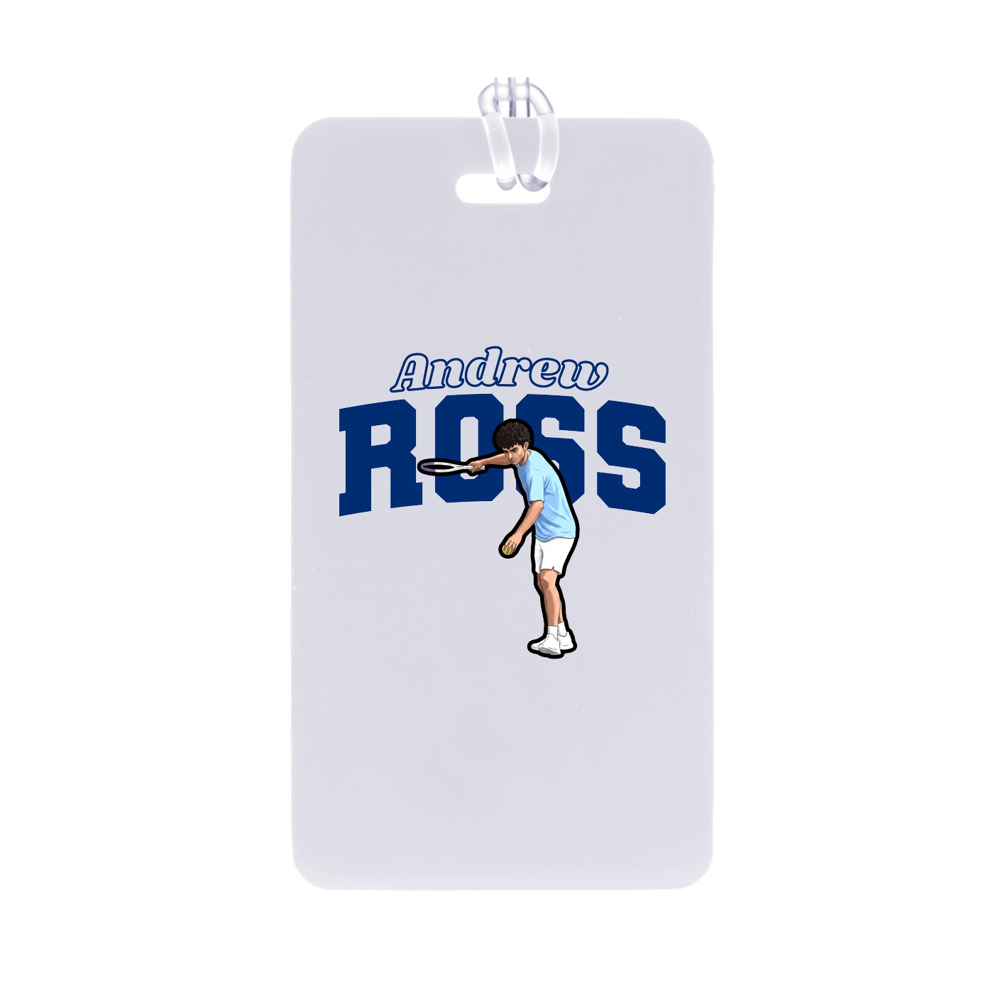 Bag Tag — Name Arch in Classic