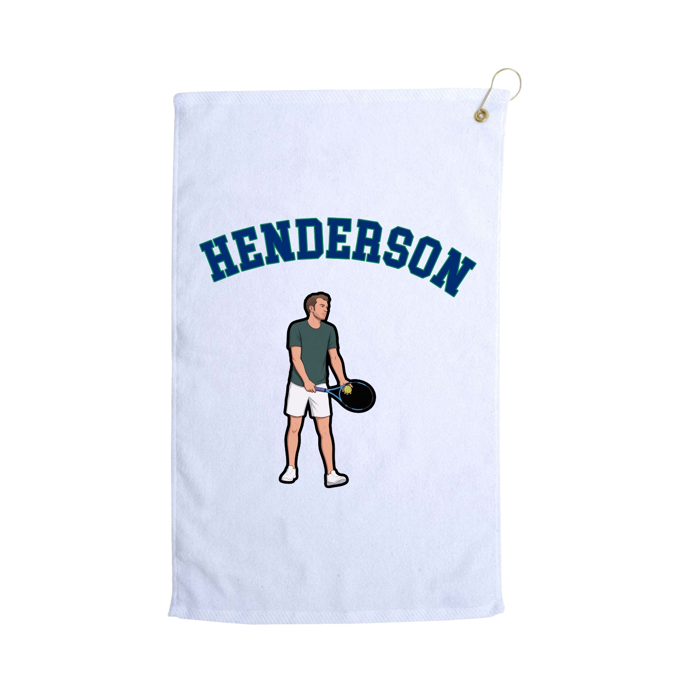 Golf Towel — Shirsey Arch in White