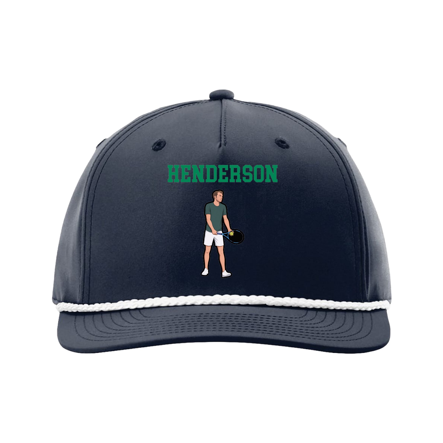 Five-Panel Classic Rope Cap — Shirsey in Navy
