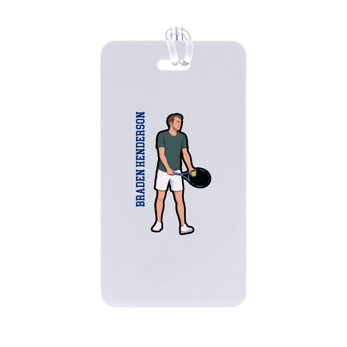 Bag Tag — Name Vertical in Classic
