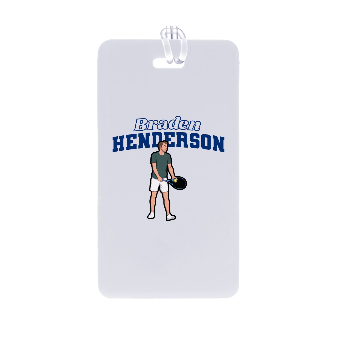 Bag Tag — Name Arch in Classic