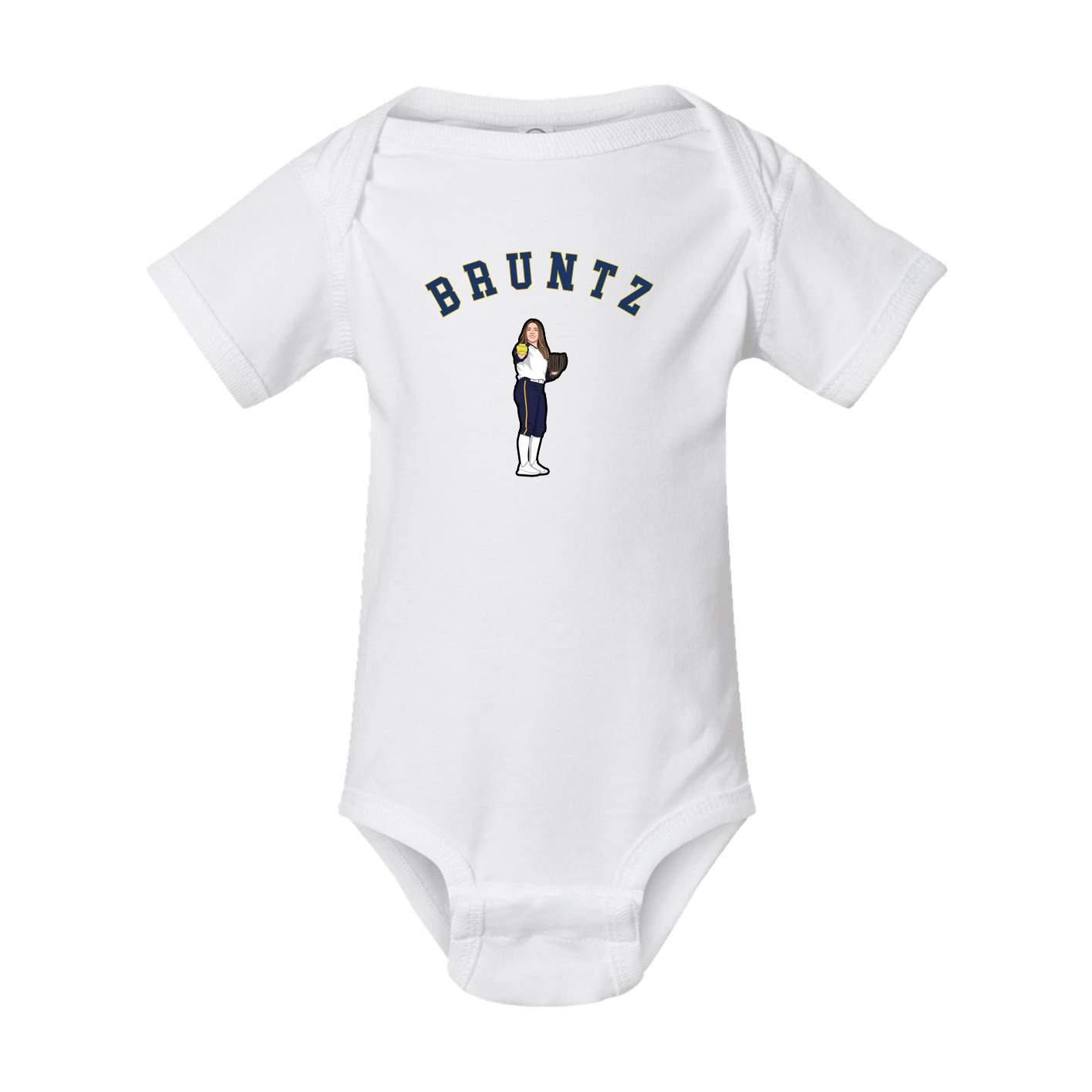 Baby Onesie — Shirsey Arch in White