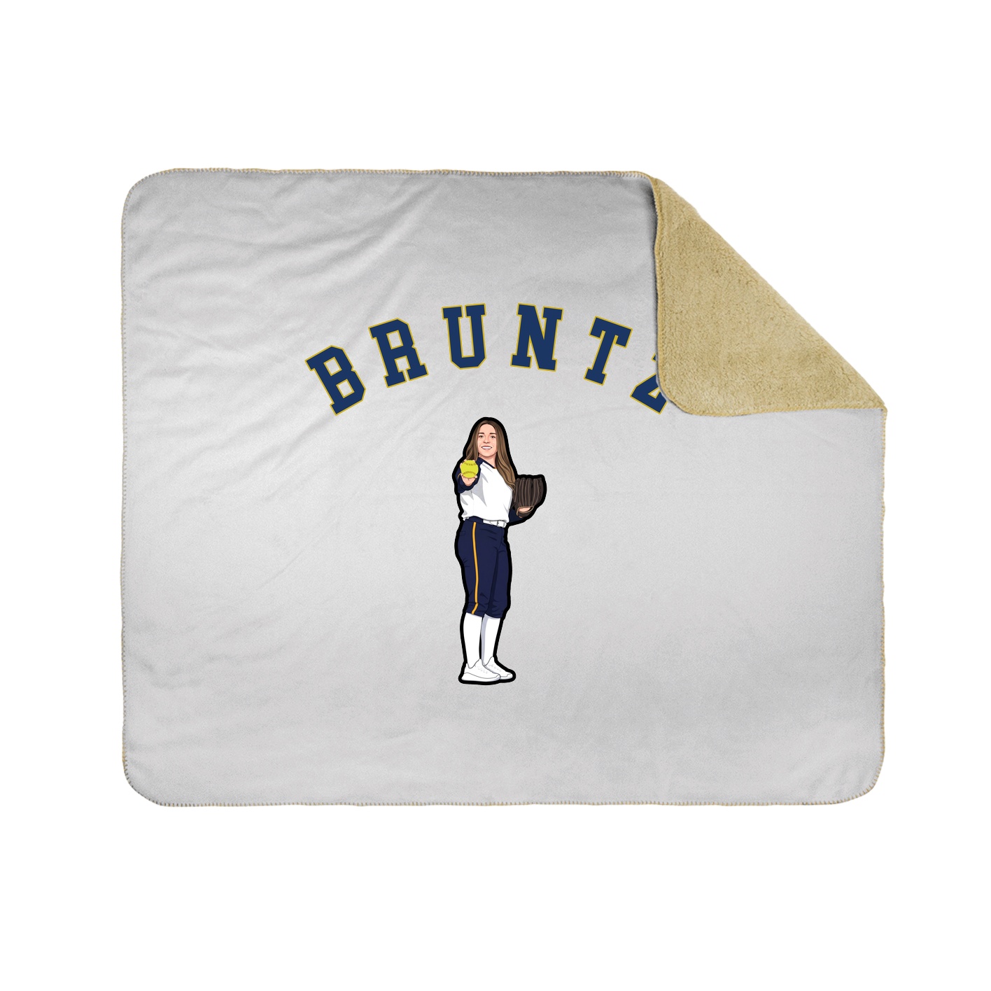 Throw Blanket — Shirsey Arch in White