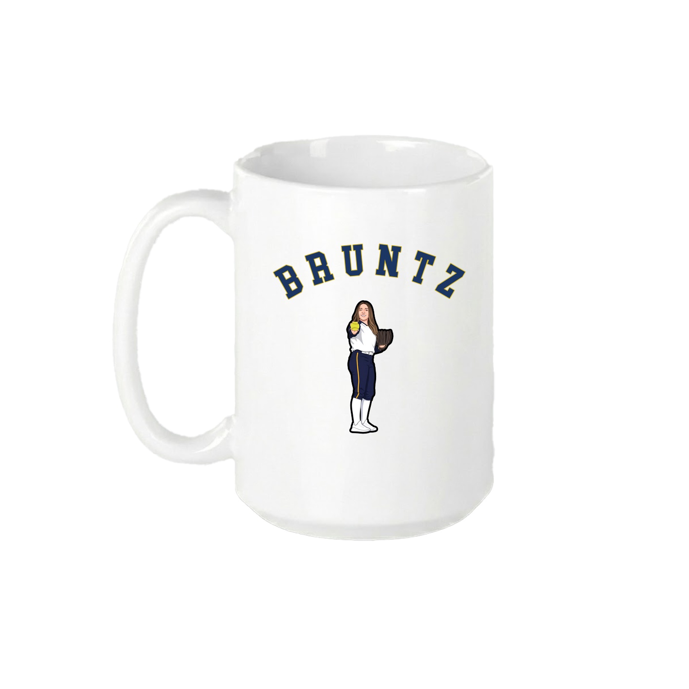 15oz Coffee Mug — Shirsey Arch in White