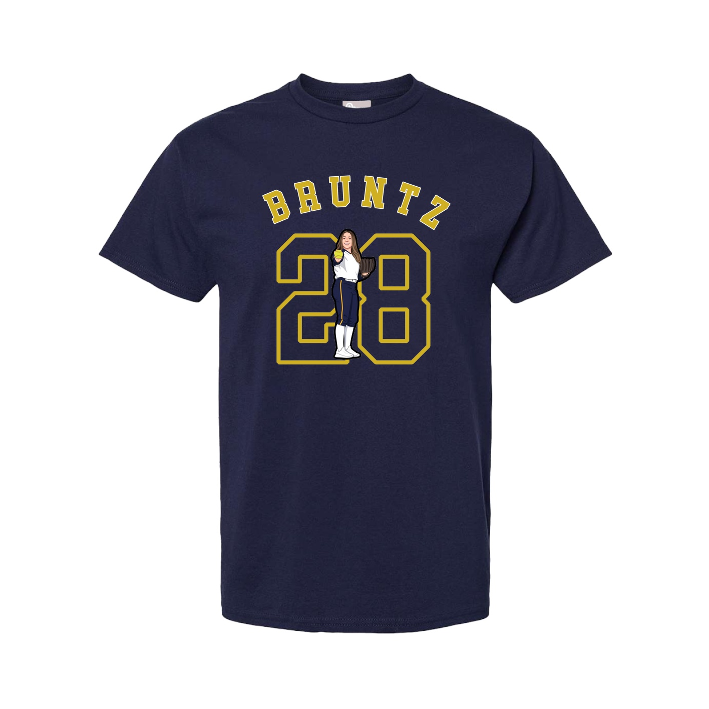 Youth Tee — Shirsey Arch in Navy