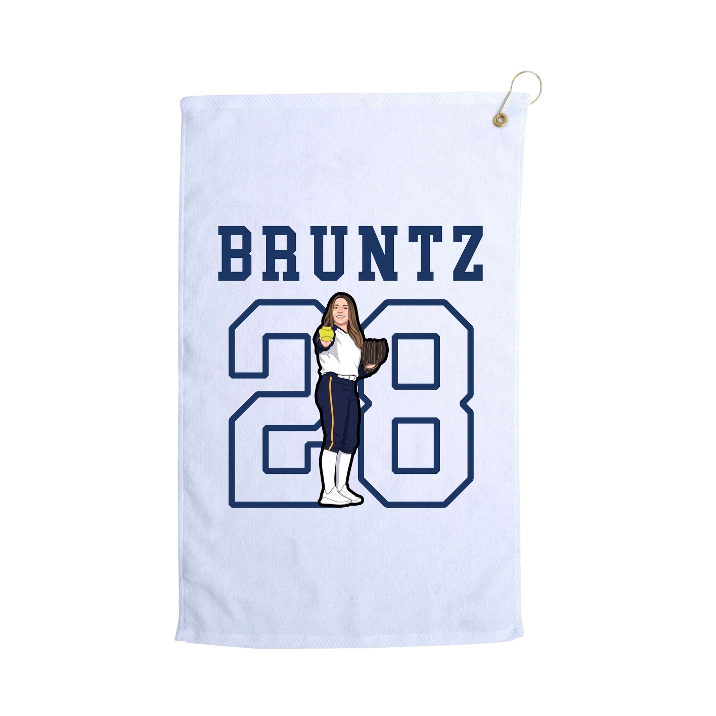 Golf Towel — Shirsey in White