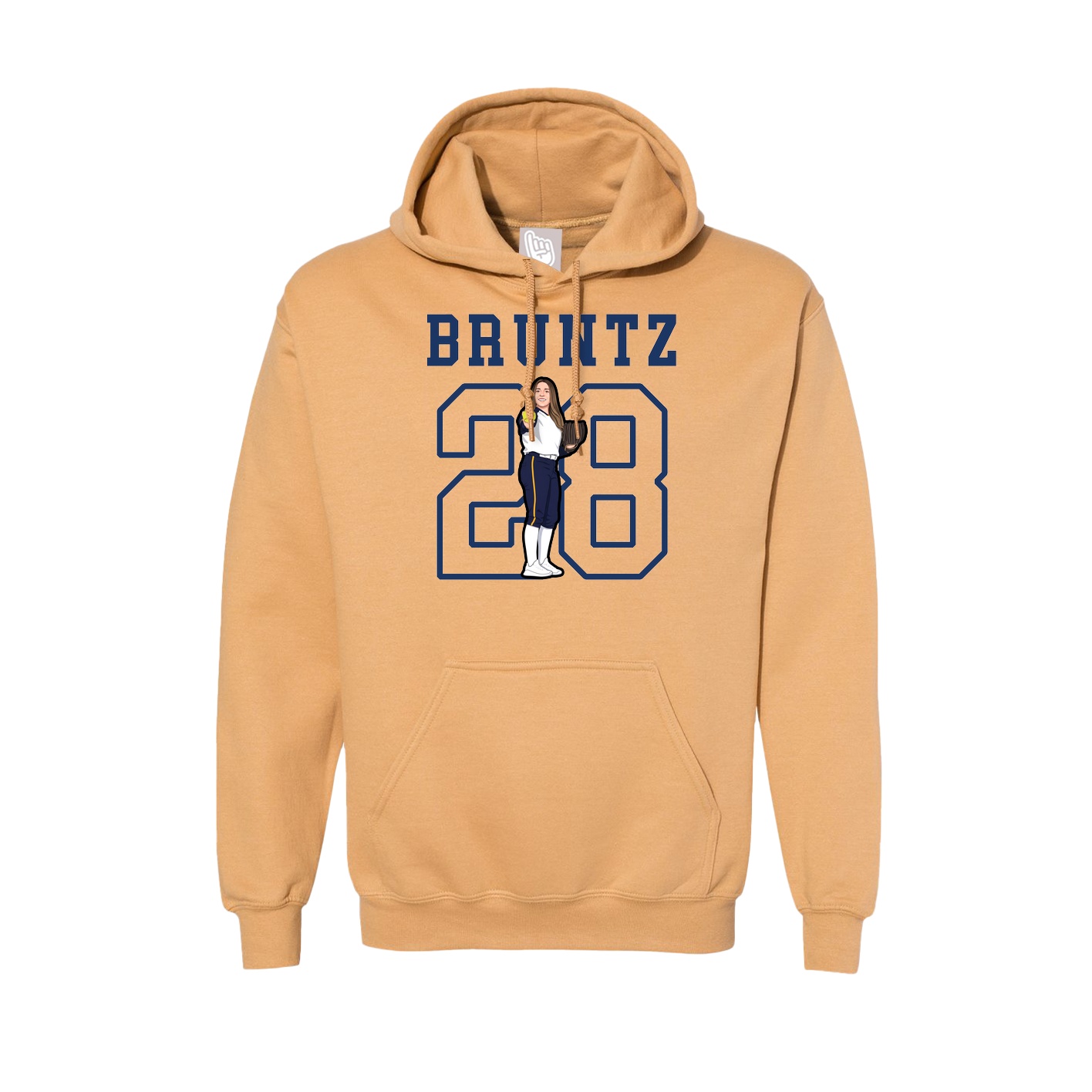 Hoodie — Shirsey in Vegas Gold