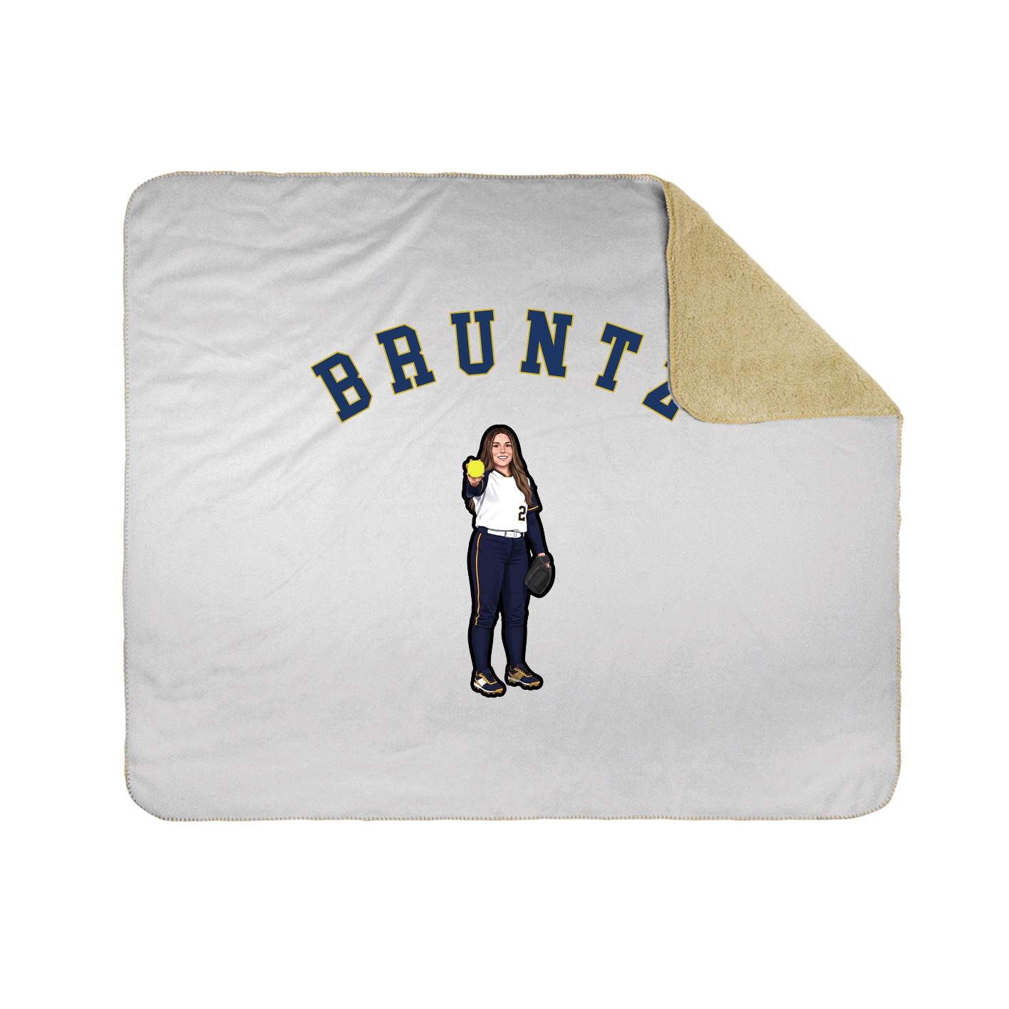 Throw Blanket — Shirsey Arch in White