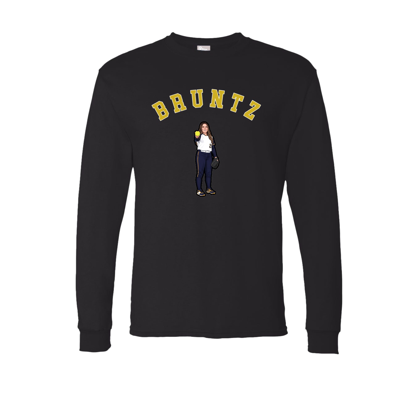 Long Sleeve Tee — Shirsey Arch in Black