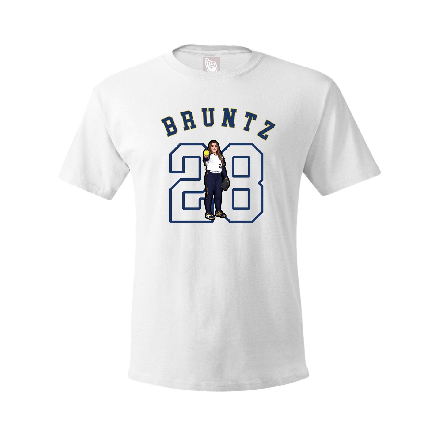 Youth Tee — Shirsey Arch in White