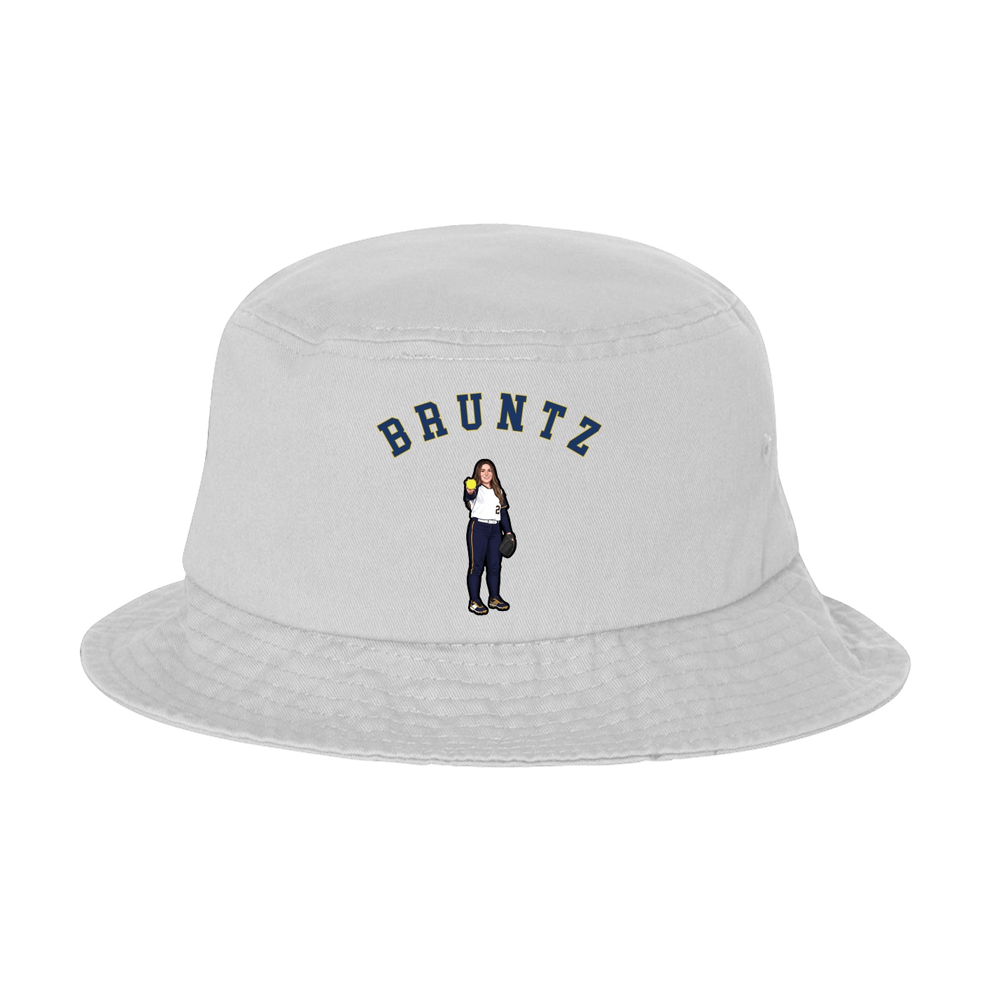 Bucket Cap — Shirsey Arch in White