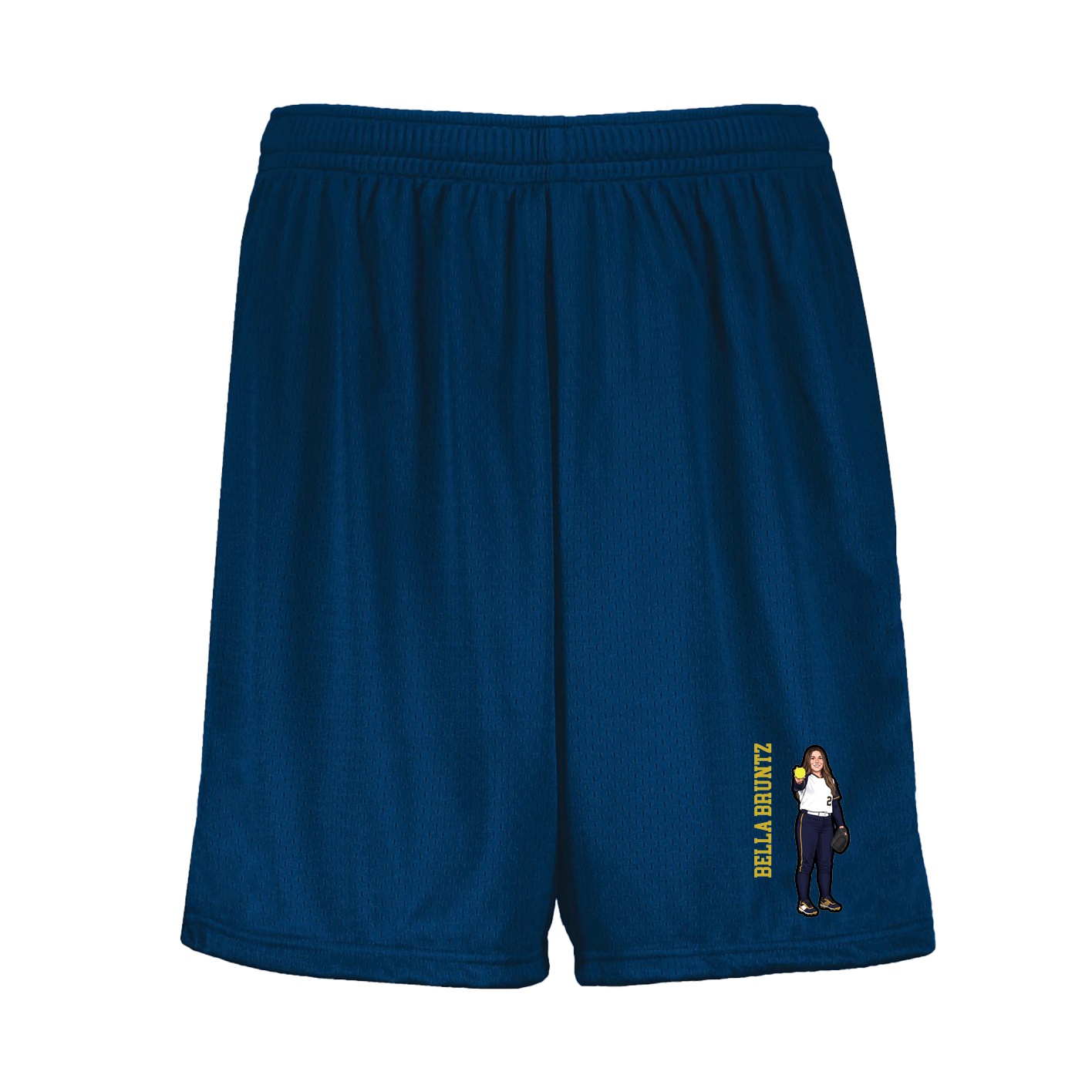 Shorts — Name Vertical in Navy