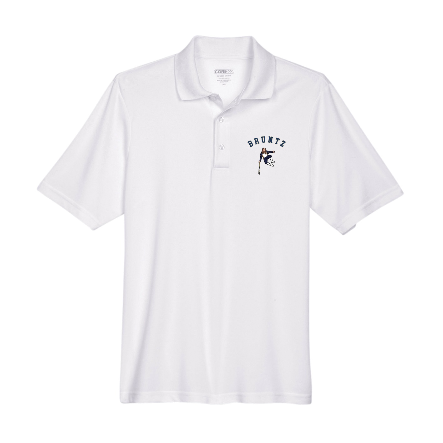 Performance Polo — Shirsey Arch in White