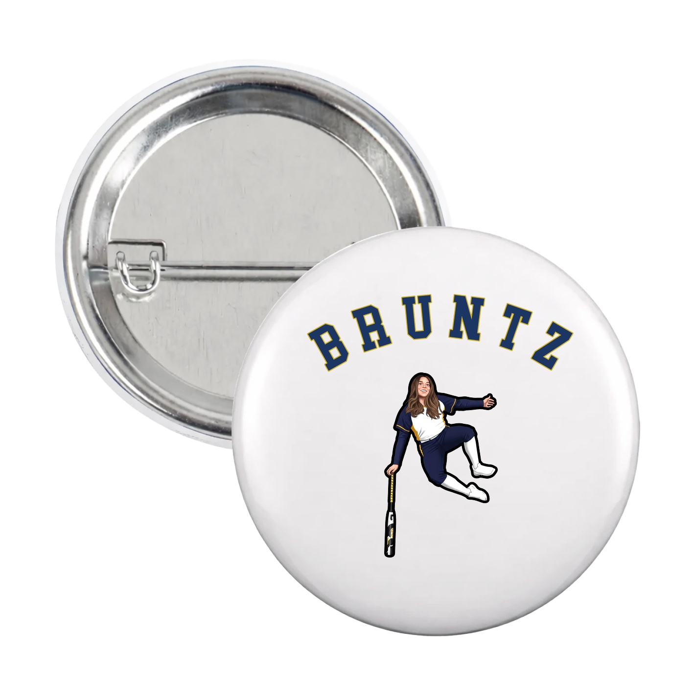 Game Day Button — Shirsey Arch in White