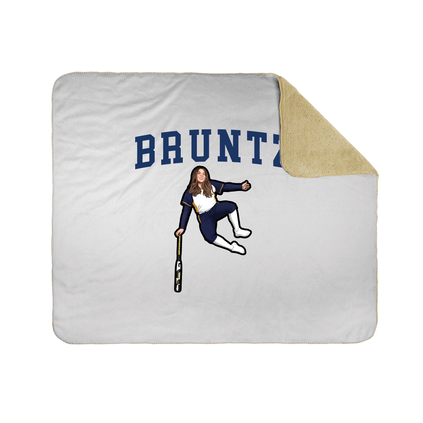 Throw Blanket — Shirsey in White