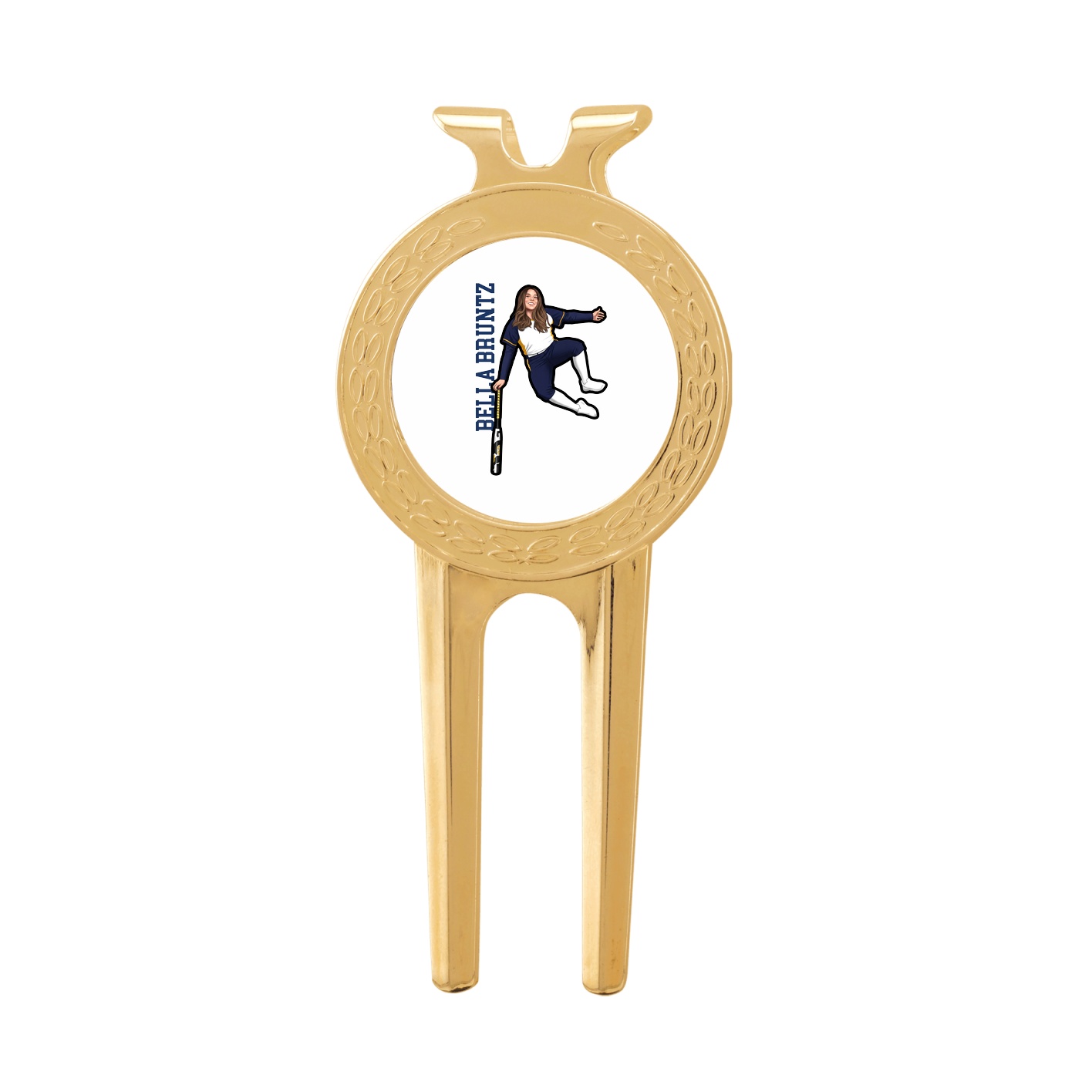 Divot Tool with Ball Marker — Name Vertical in Classic