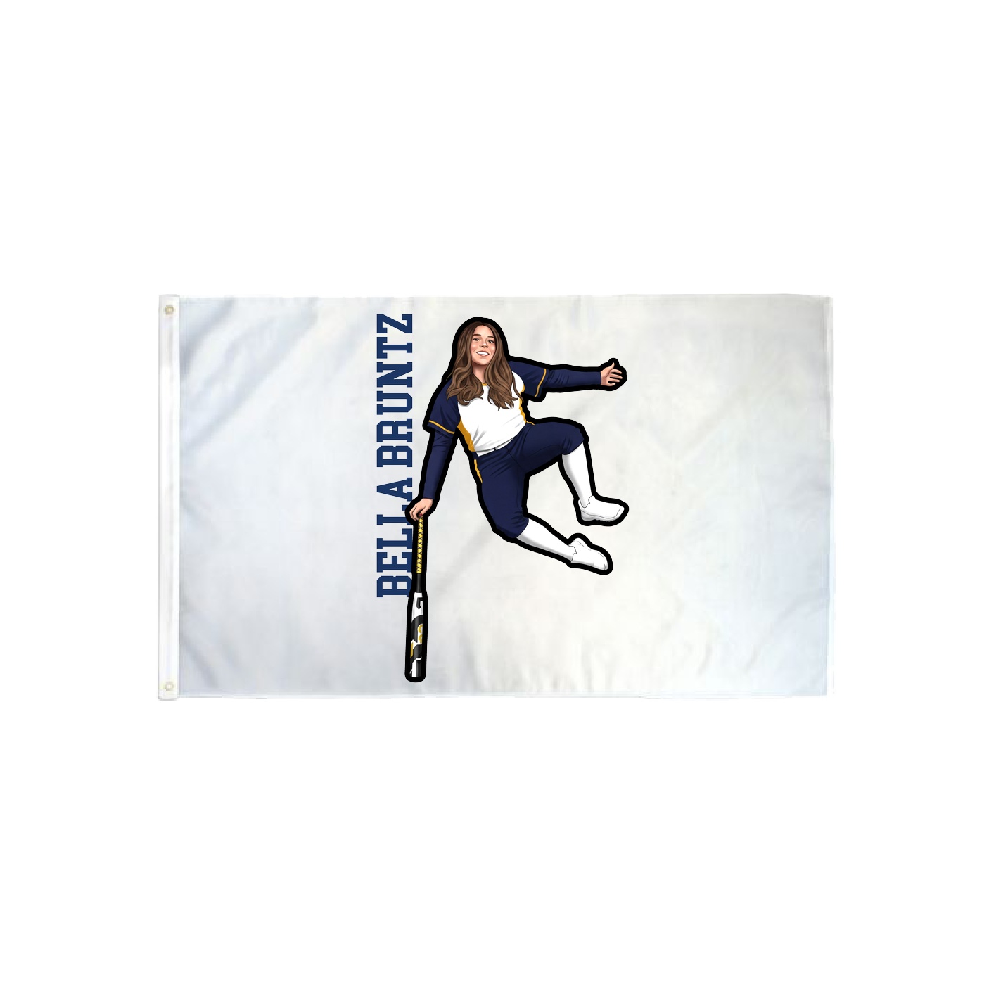 3x5 Flag — Name Vertical in Classic