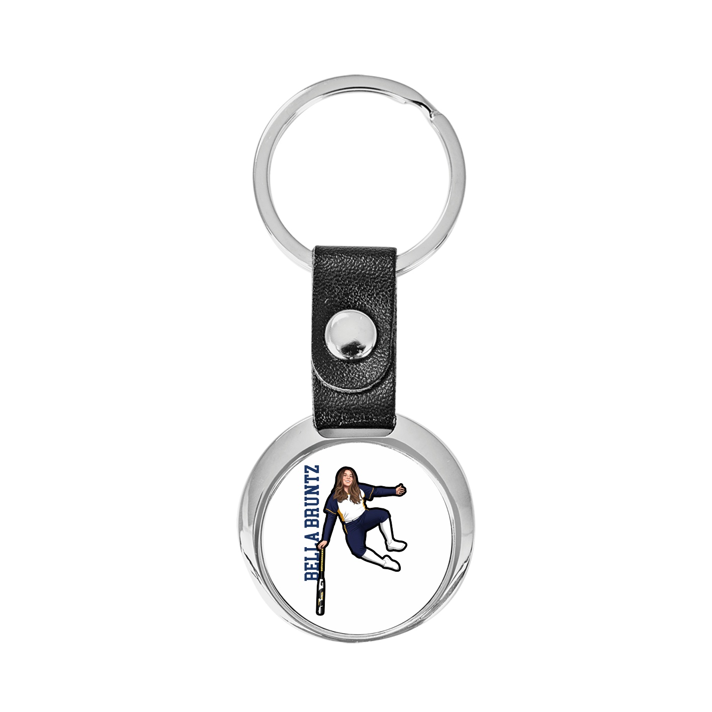 Key Chain — Name Vertical in Classic