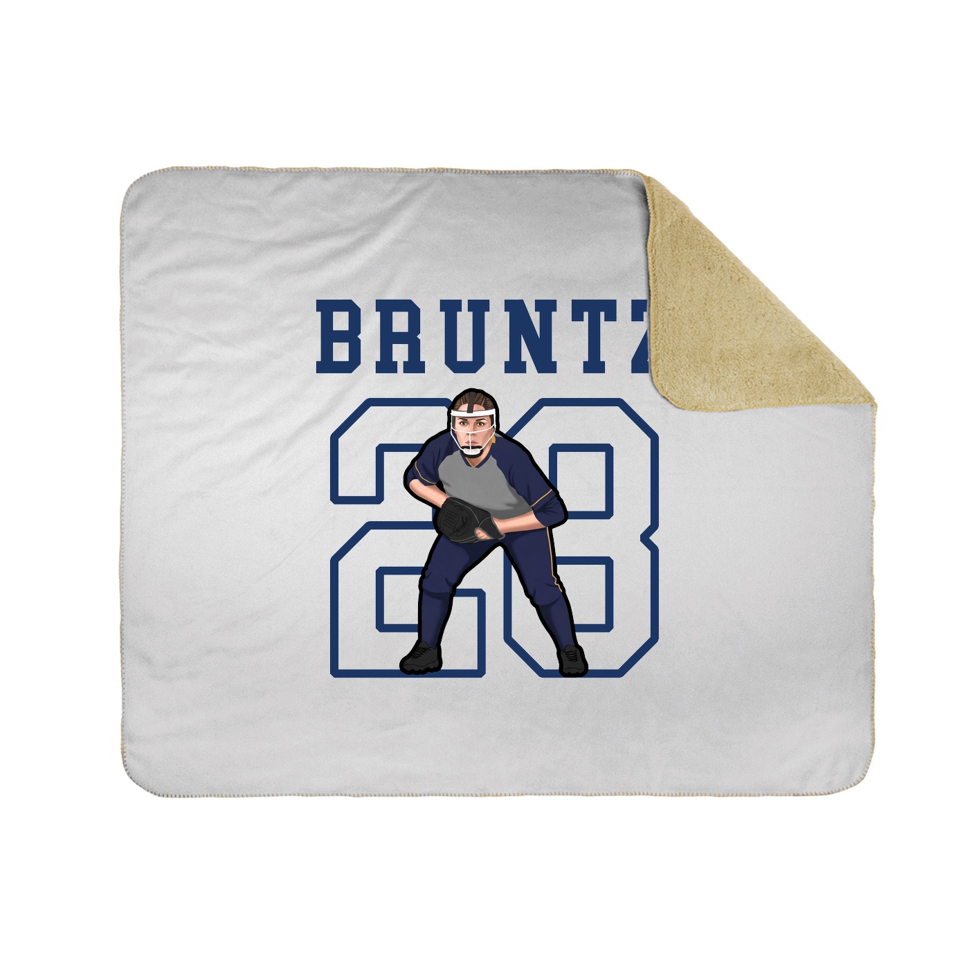 Throw Blanket — Shirsey in White