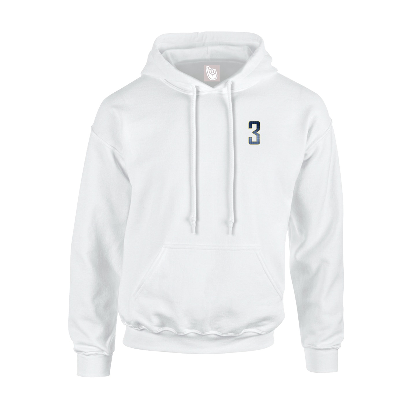 Youth Hoodie — Front Shirsy in White